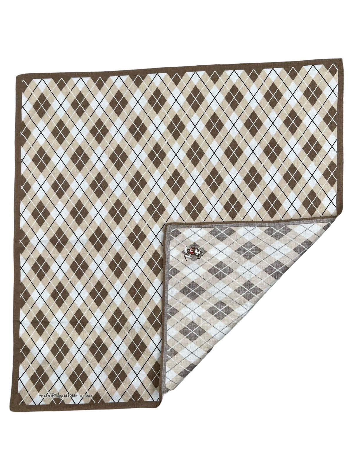 Disney Mickey Mouse Handkerchief Neckerchief Bandana Pocketsquare Size ONE SIZE - 4 Thumbnail