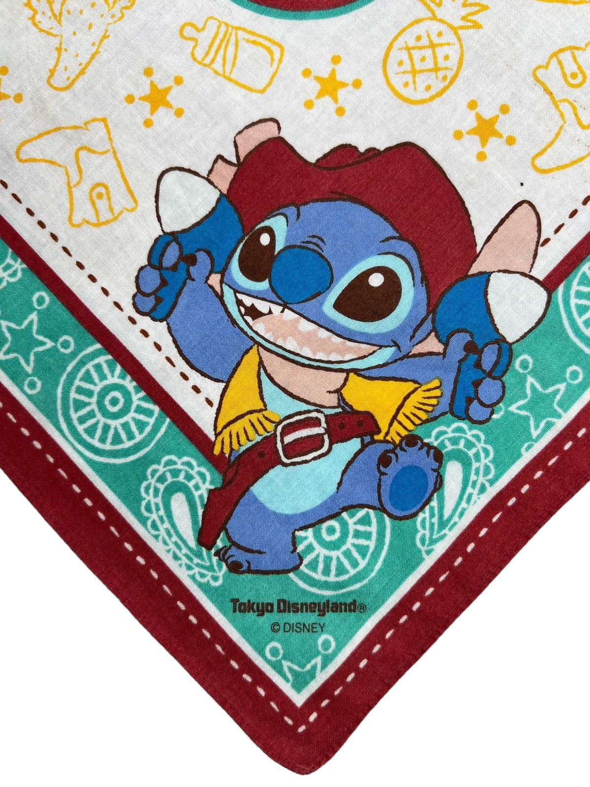 Disney Stitch Handkerchief Neckerchief Bandana Pocketsquare Size ONE SIZE - 2 Thumbnail