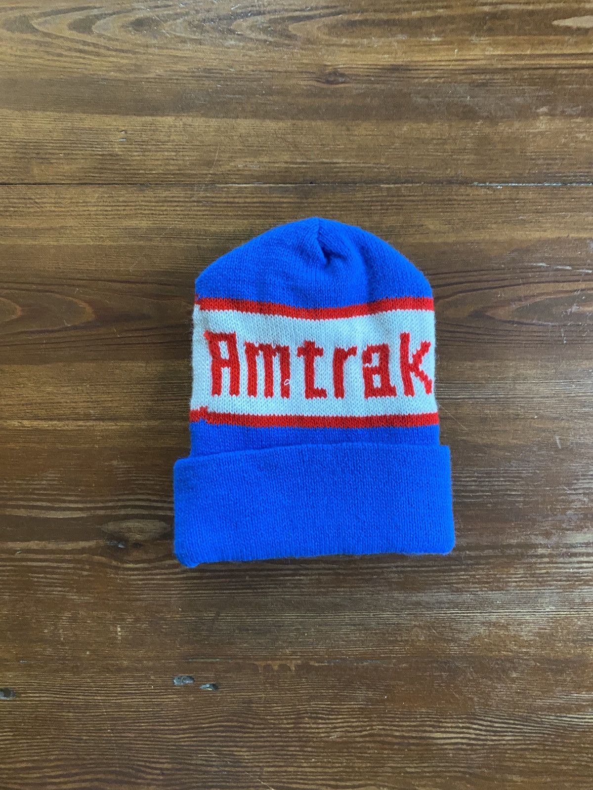 NBA Vintage 80’s/90’s Washington Bullets Amtrak Promo Beanie Hat Size ONE SIZE - 2 Thumbnail