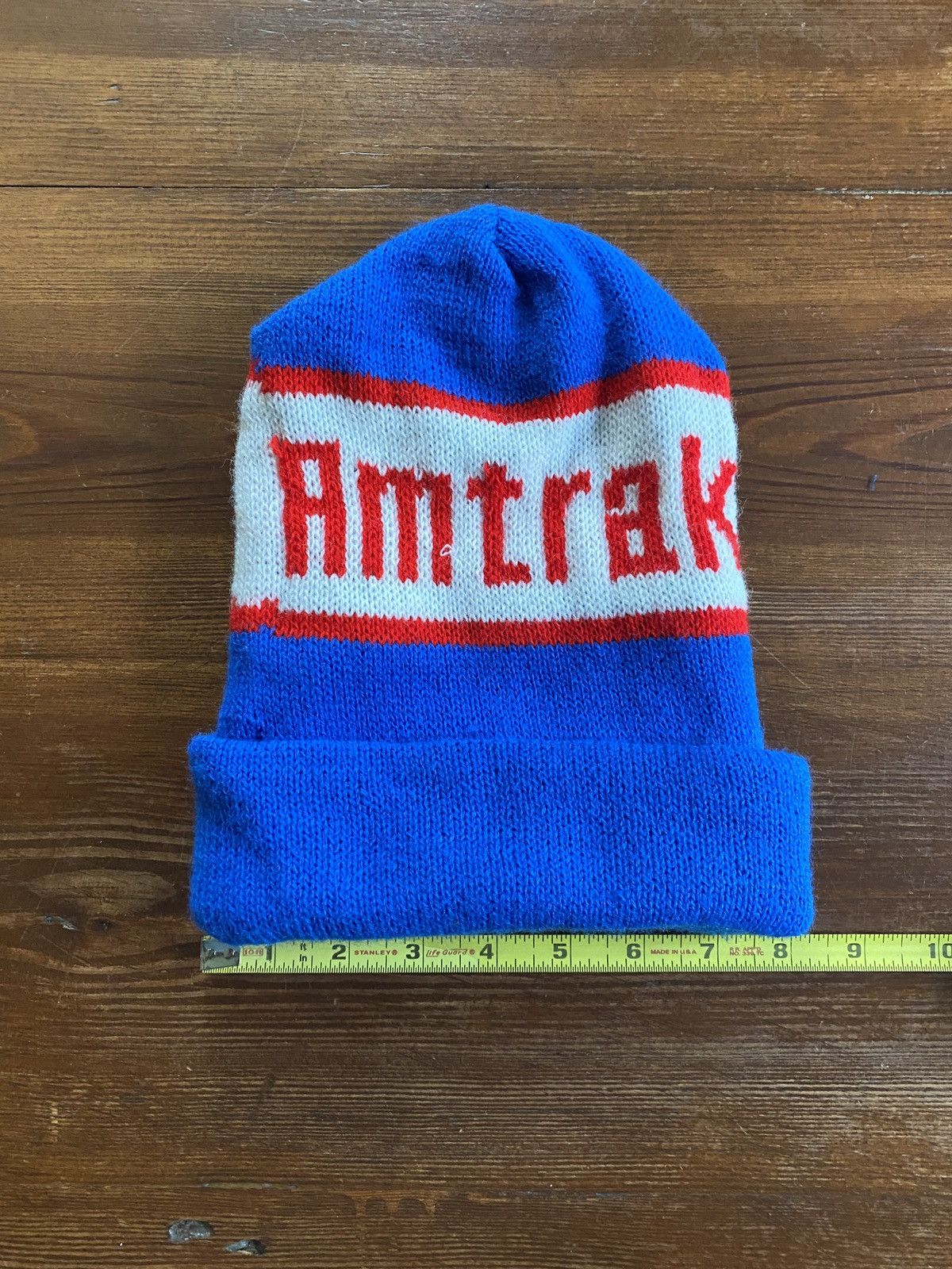 NBA Vintage 80’s/90’s Washington Bullets Amtrak Promo Beanie Hat Size ONE SIZE - 12 Thumbnail