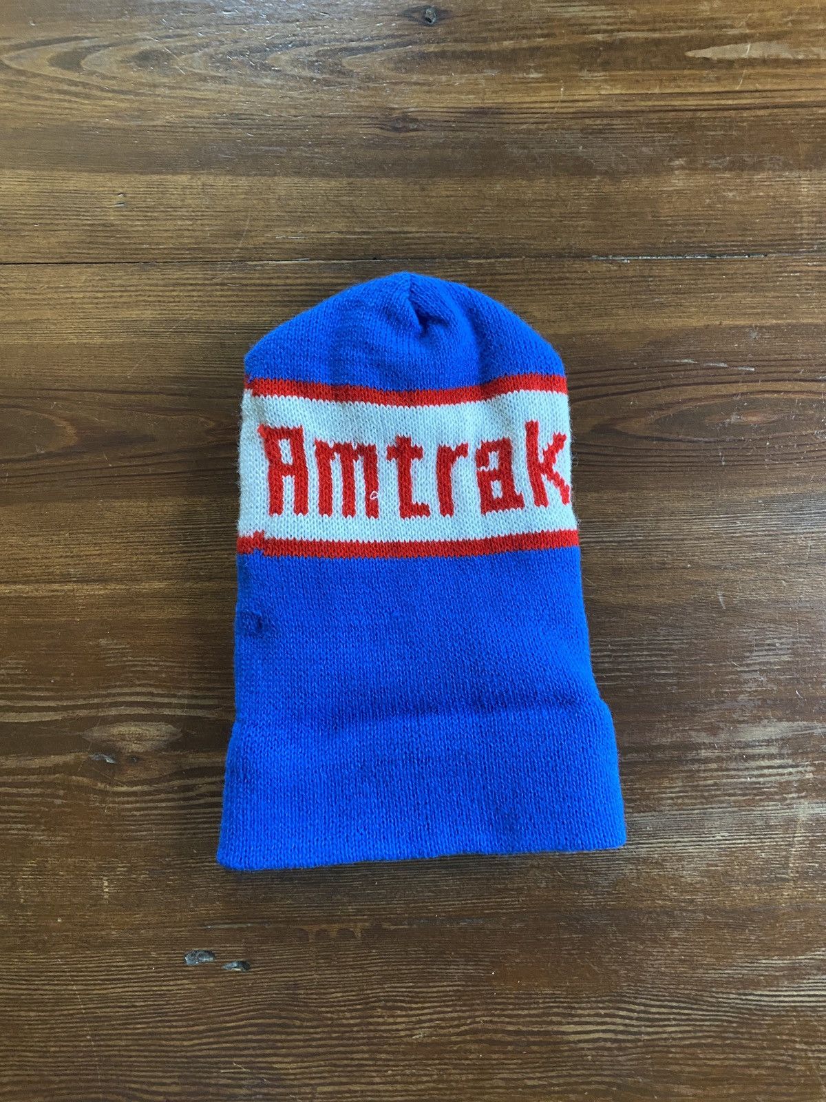 NBA Vintage 80’s/90’s Washington Bullets Amtrak Promo Beanie Hat Size ONE SIZE - 4 Thumbnail