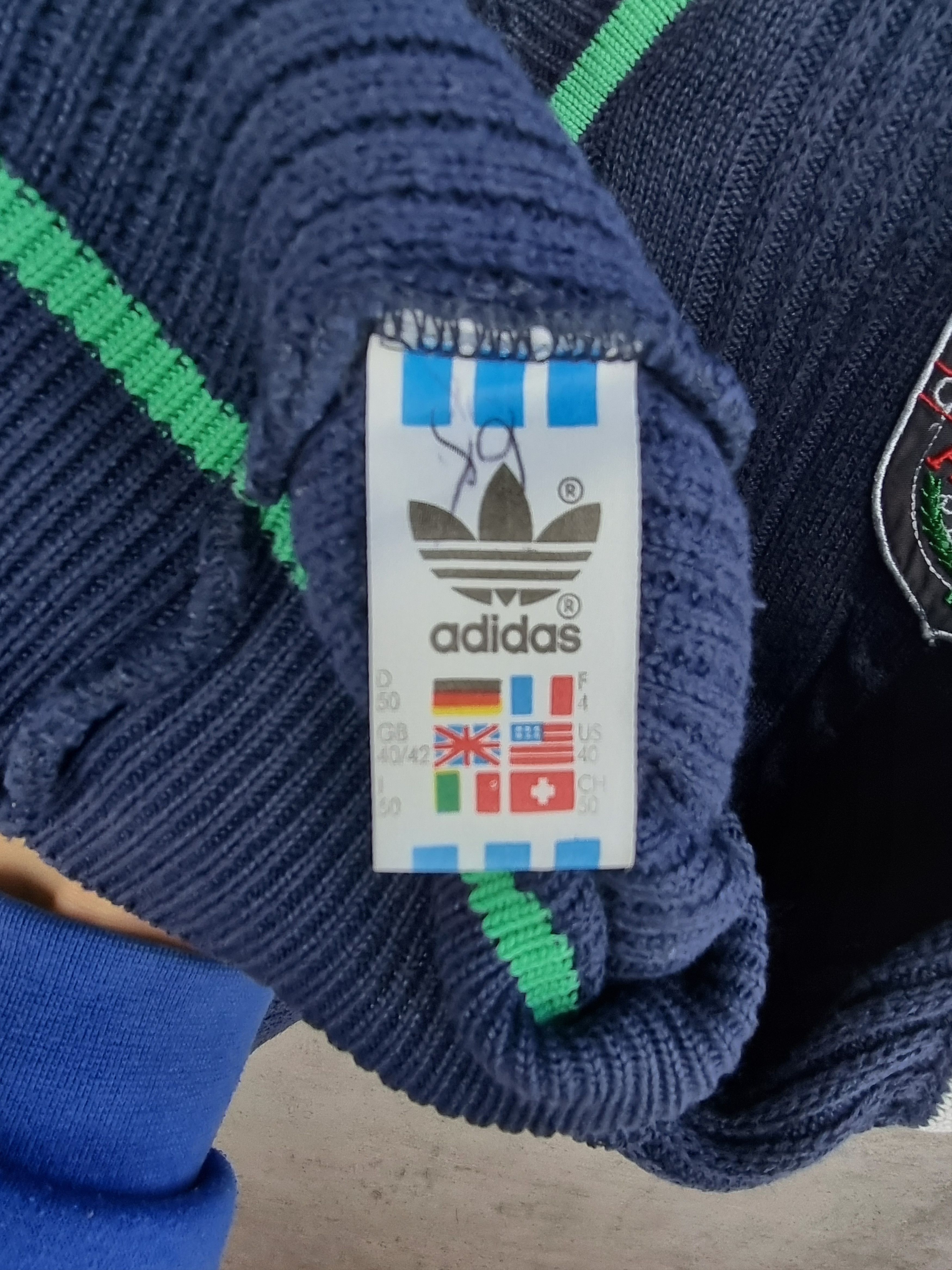 Adidas × Vintage 90s Rare ADIDAS Cable Knitted Wool Tennis Vest GOLF WANG Size US L / EU 52-54 / 3 - 9 Thumbnail