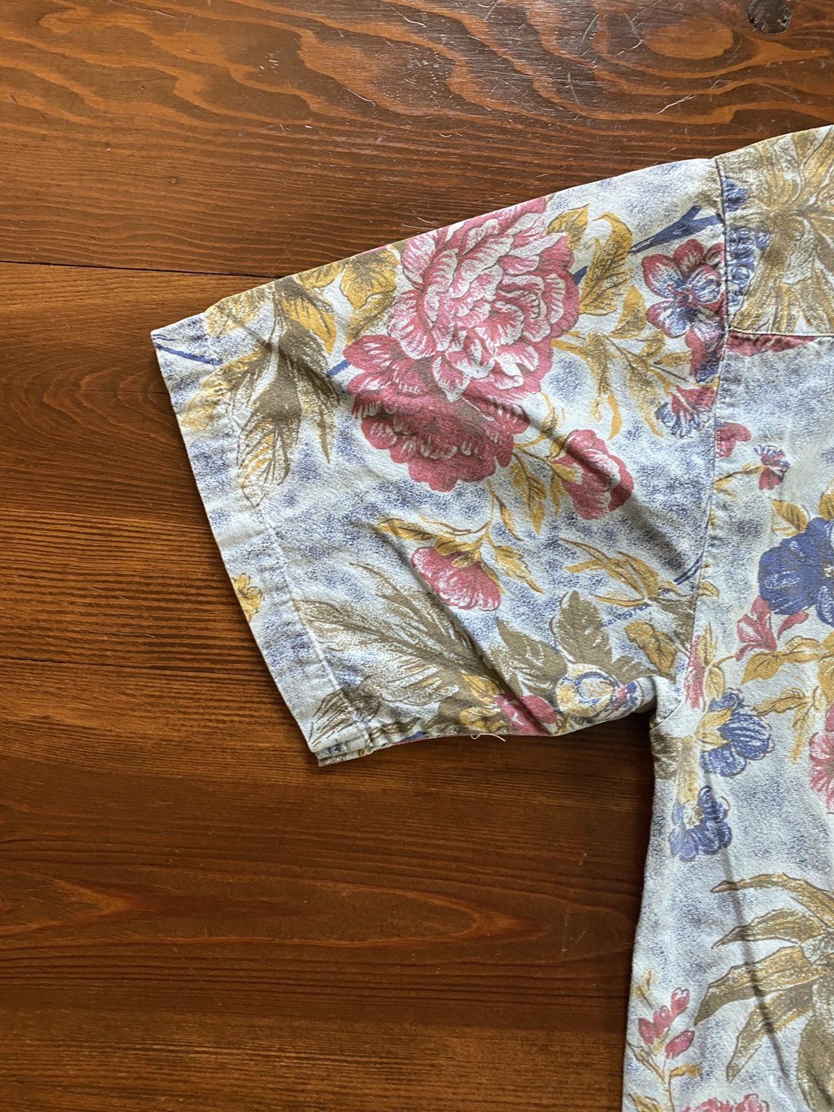 Vintage Vintage 80’s Apparel Workshop Flowers All Over Button Up Size US L / EU 52-54 / 3 - 13 Thumbnail