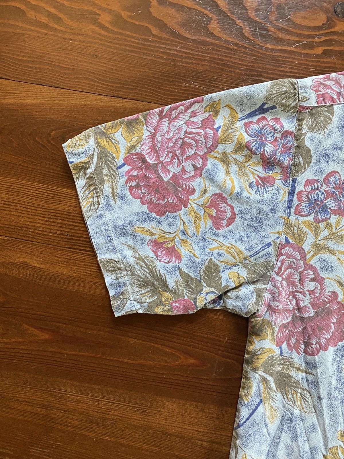 Vintage Vintage 80’s Apparel Workshop Flowers All Over Button Up Size US L / EU 52-54 / 3 - 5 Thumbnail