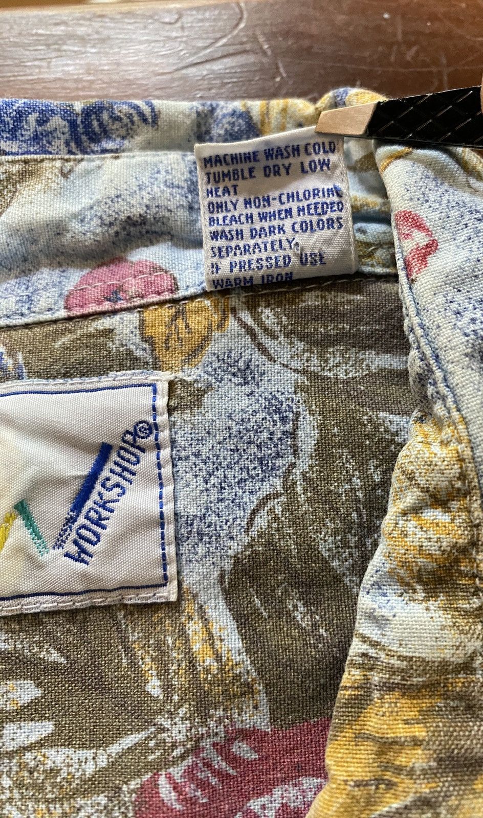 Vintage Vintage 80’s Apparel Workshop Flowers All Over Button Up Size US L / EU 52-54 / 3 - 9 Thumbnail