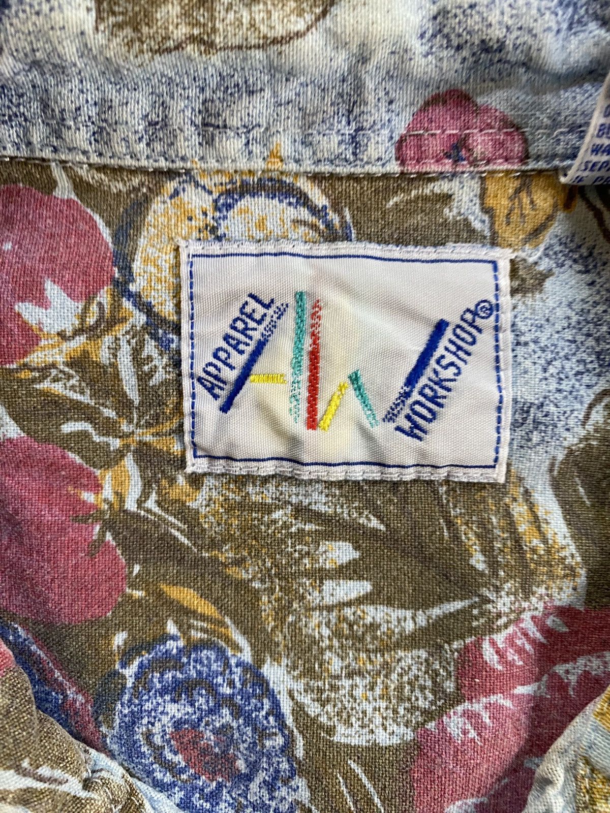 Vintage Vintage 80’s Apparel Workshop Flowers All Over Button Up Size US L / EU 52-54 / 3 - 7 Thumbnail