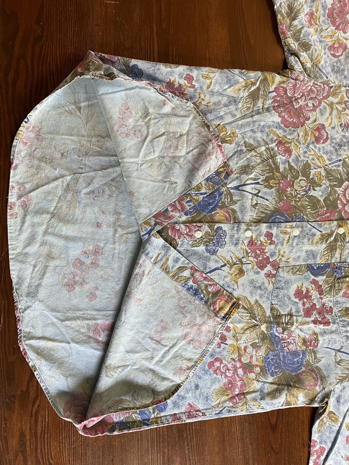 Vintage Vintage 80’s Apparel Workshop Flowers All Over Button Up Size US L / EU 52-54 / 3 - 10 Thumbnail