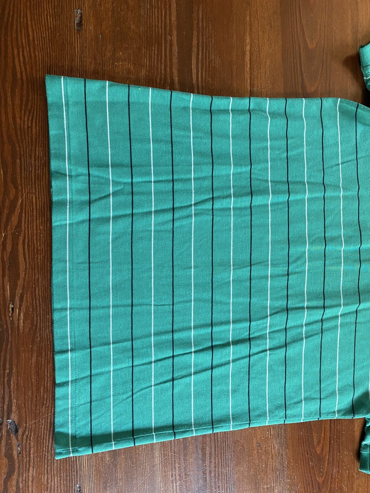 Levi's Vintage 80’s Levi’s Teal Striped Single Stitch Polo Size US XS / EU 42 / 0 - 10 Thumbnail