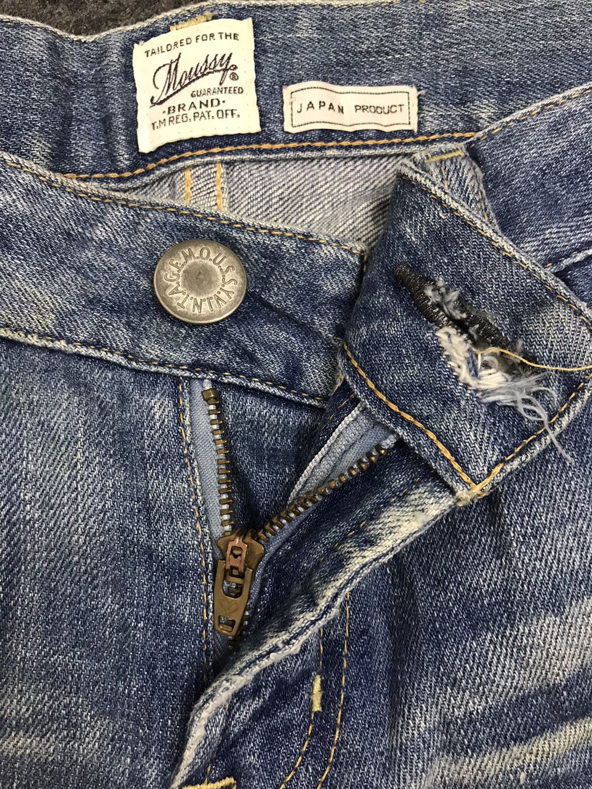 Japanese Brand Vintage Mousy Finest Japanese Denim Jeans Skinny Fit Size 27" / US 4 / IT 40 - 3 Thumbnail