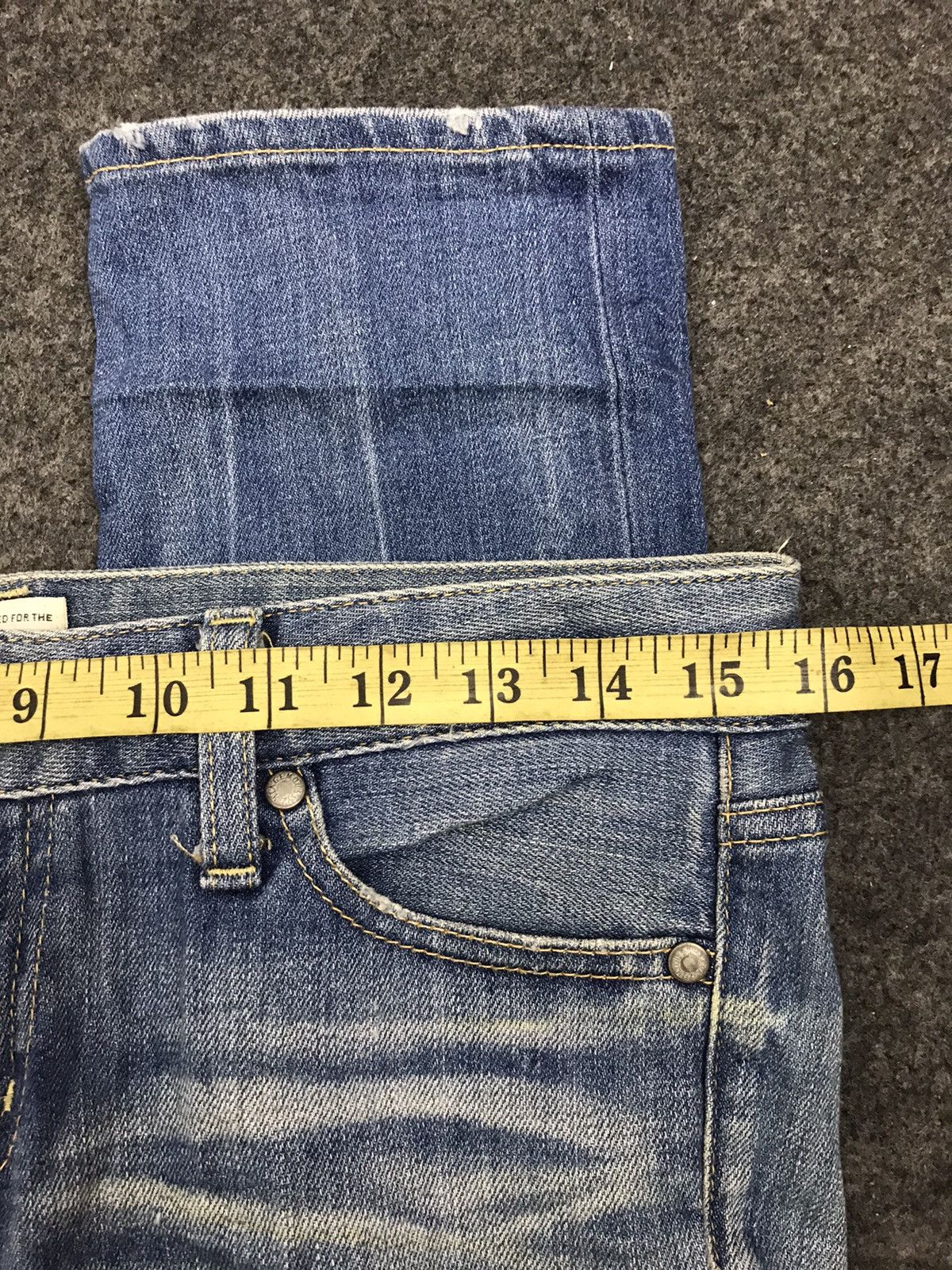 Japanese Brand Vintage Mousy Finest Japanese Denim Jeans Skinny Fit Size 27" / US 4 / IT 40 - 8 Thumbnail