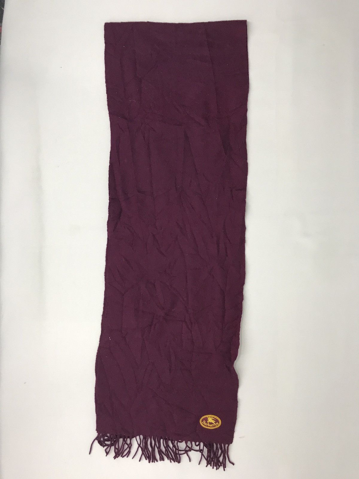 Burberry BURBERRYS Burberrys Muffler Scarf Lambswool Cashmere Unisex Size ONE SIZE - 4 Thumbnail