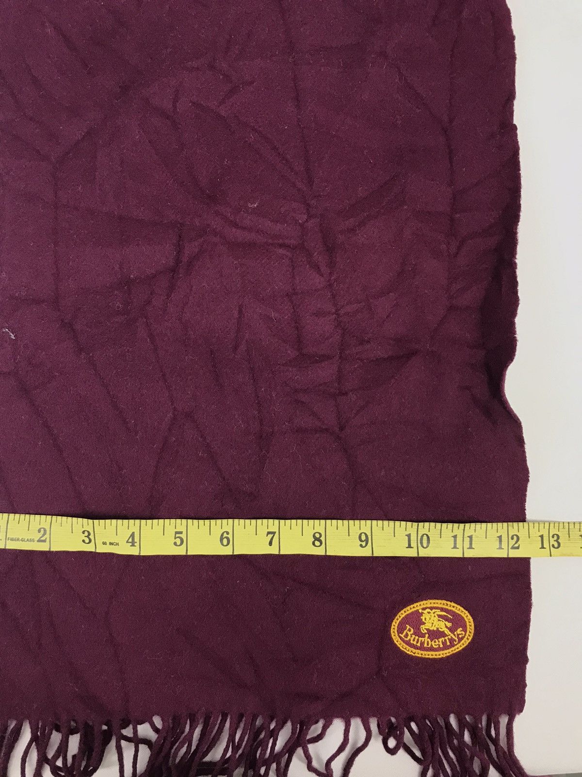 Burberry BURBERRYS Burberrys Muffler Scarf Lambswool Cashmere Unisex Size ONE SIZE - 5 Thumbnail