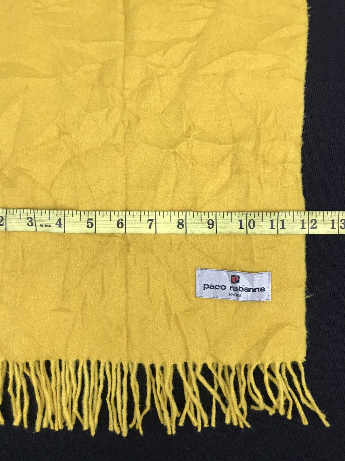 Designer Paco Robanne Paris Muffler Scarf Luxury Fashion Designer Size ONE SIZE - 4 Thumbnail