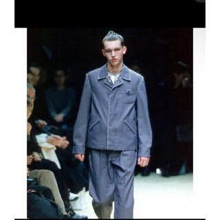 Comme des Garcons × Comme des Garcons Homme Plus S/S 91 High Waist Baggy Tapered Fit Jeans Size US 31 - 1 Thumbnail