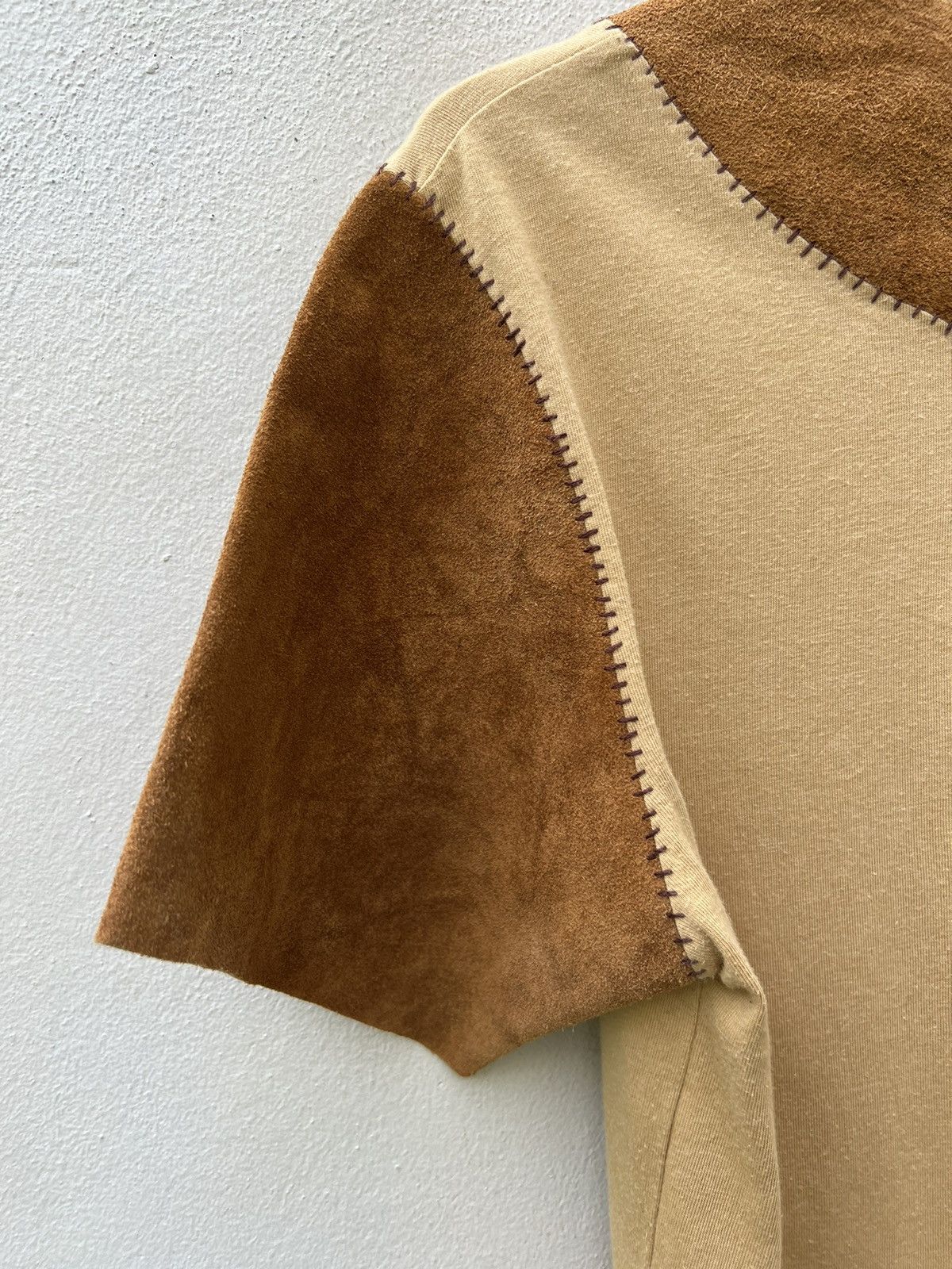 Levi's Vintage 2004 Levi’s Hybrid Leather Cotton t shirt Size US M / EU 48-50 / 2 - 15 Thumbnail