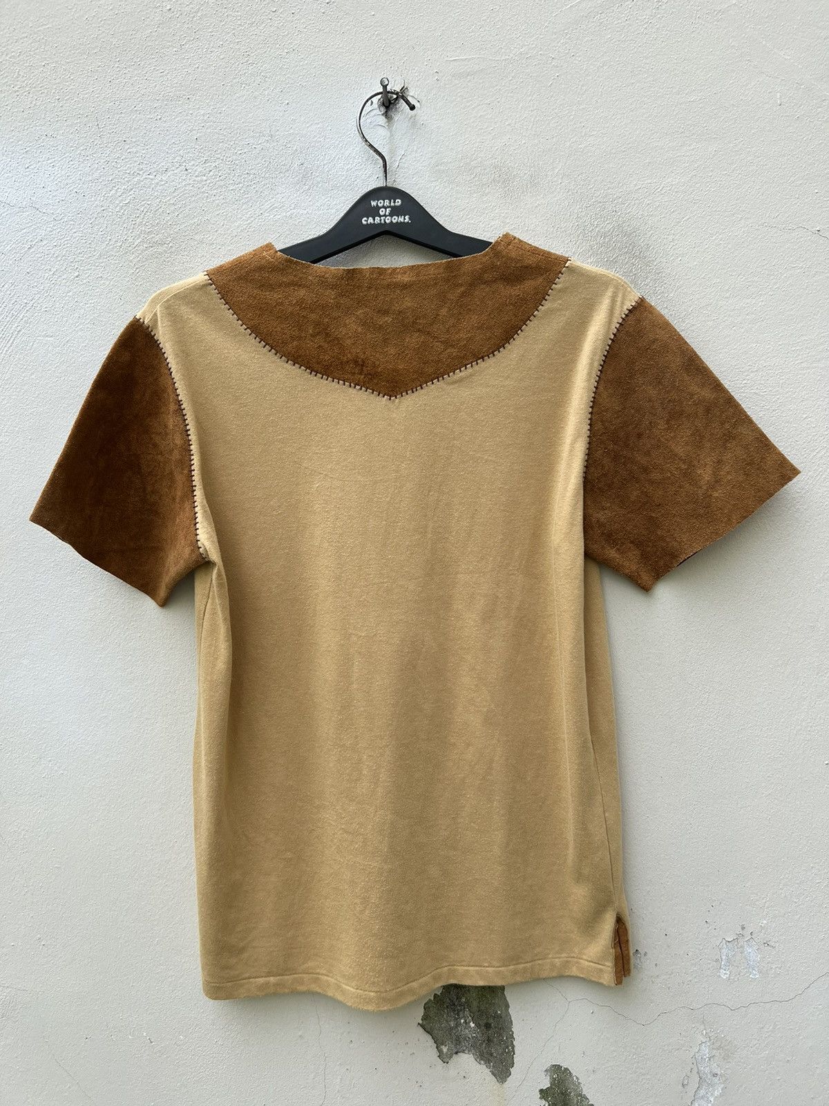 Levi's Vintage 2004 Levi’s Hybrid Leather Cotton t shirt Size US M / EU 48-50 / 2 - 12 Thumbnail