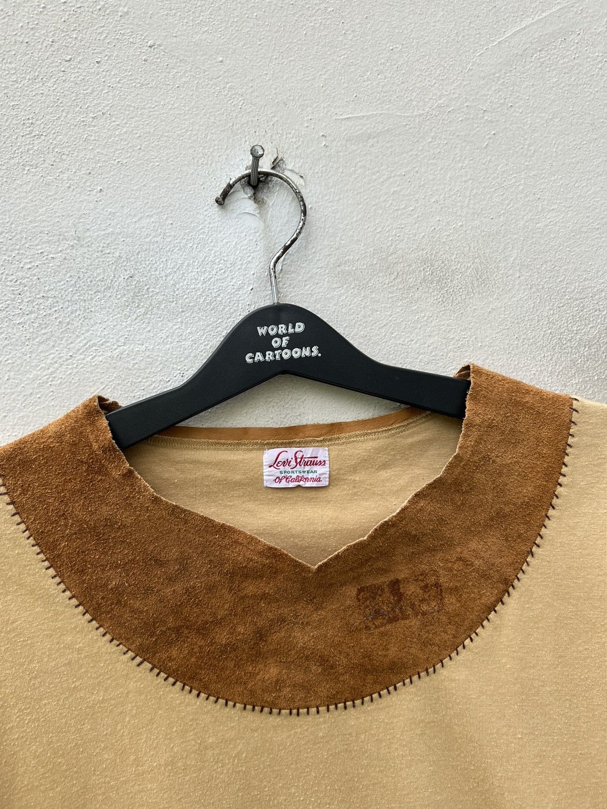 Levi's Vintage 2004 Levi’s Hybrid Leather Cotton t shirt Size US M / EU 48-50 / 2 - 6 Thumbnail
