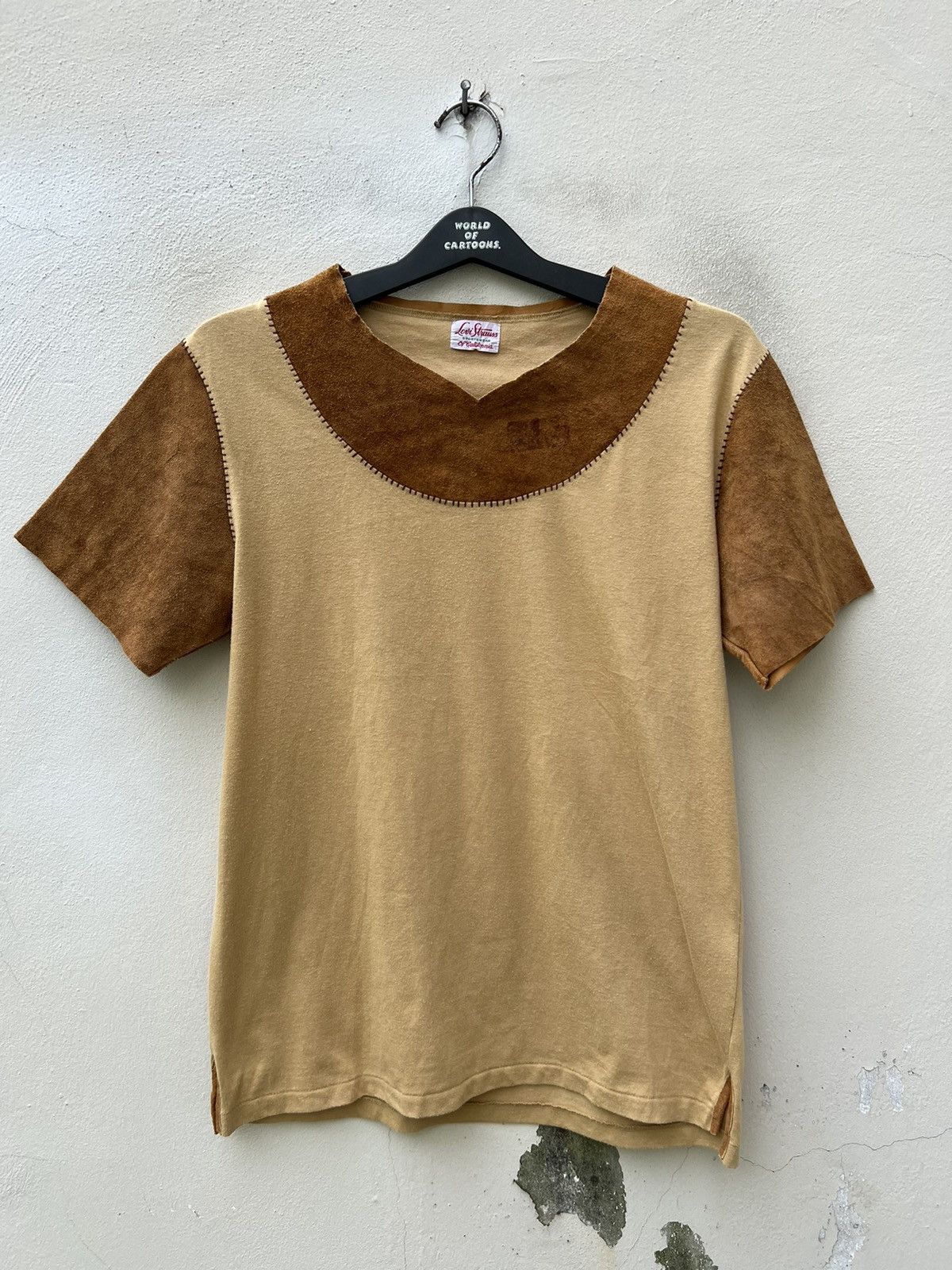 Levi's Vintage 2004 Levi’s Hybrid Leather Cotton t shirt Size US M / EU 48-50 / 2 - 5 Thumbnail