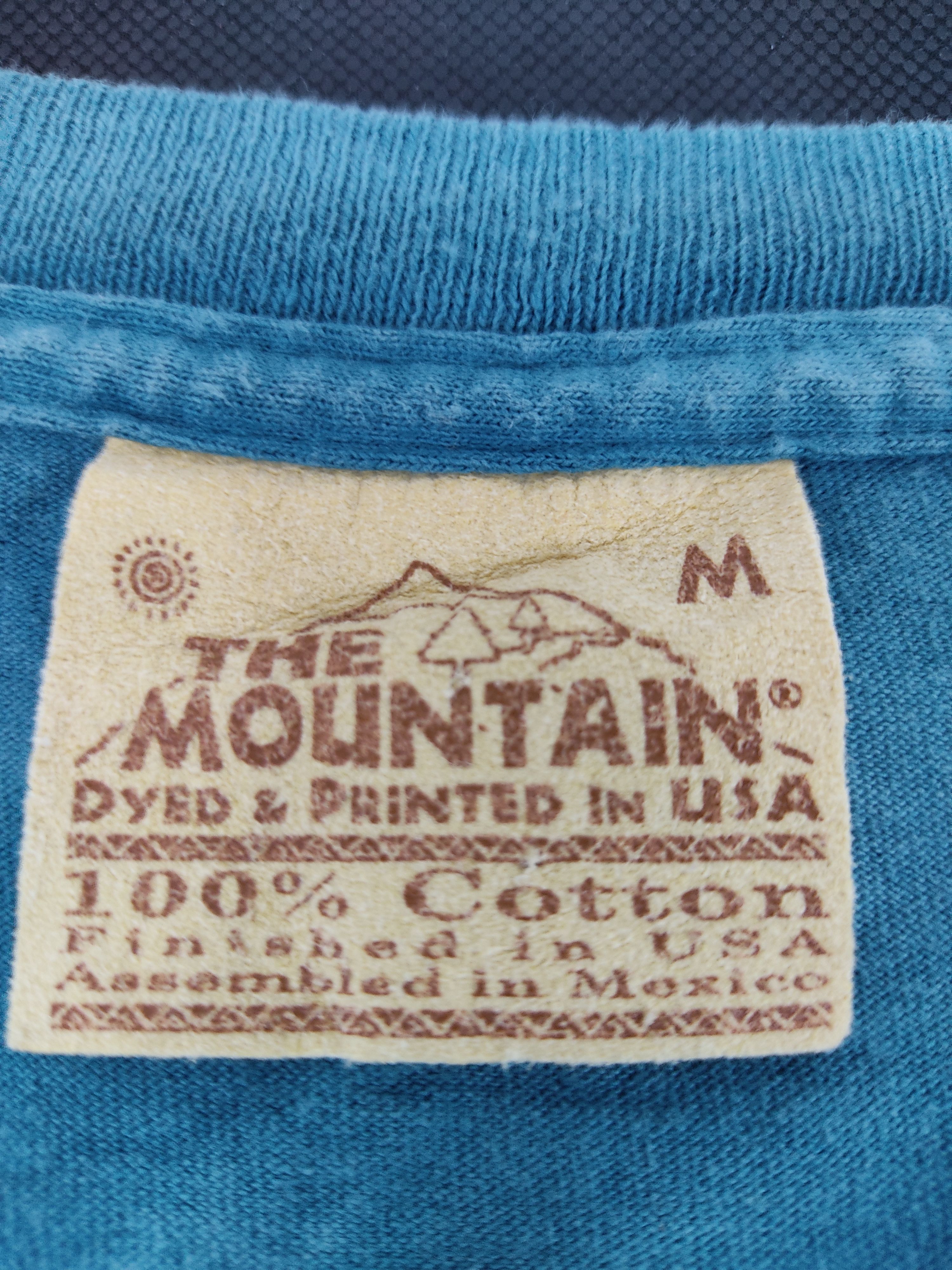 Habitat Vintage 90s Shark Jaws The Mountain USA Tie Dye Tee Size US M / EU 48-50 / 2 - 3 Thumbnail