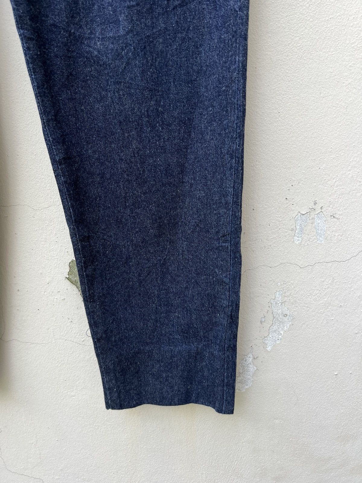 Vintage Ozaki Kinsei Japan Indigo Blue Denim Cropped Trouser Pant Size US 32 / EU 48 - 11 Thumbnail