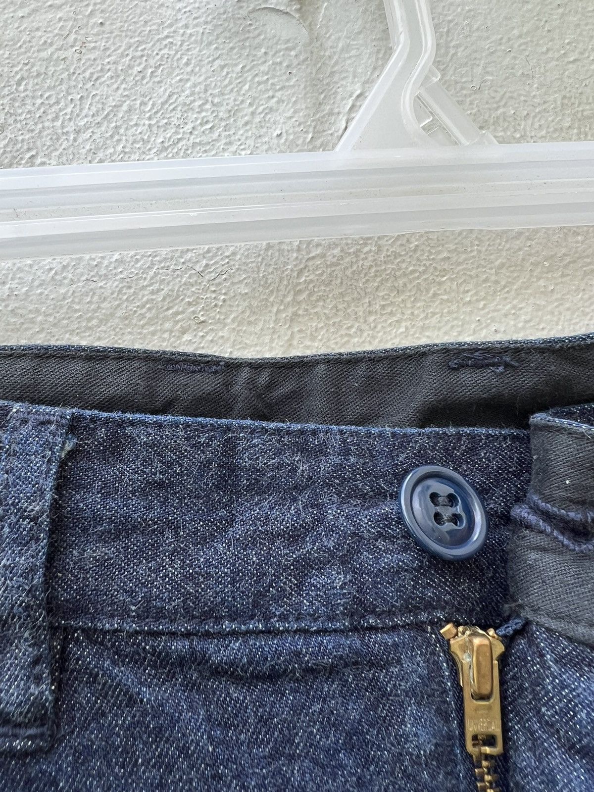 Vintage Ozaki Kinsei Japan Indigo Blue Denim Cropped Trouser Pant Size US 32 / EU 48 - 7 Thumbnail