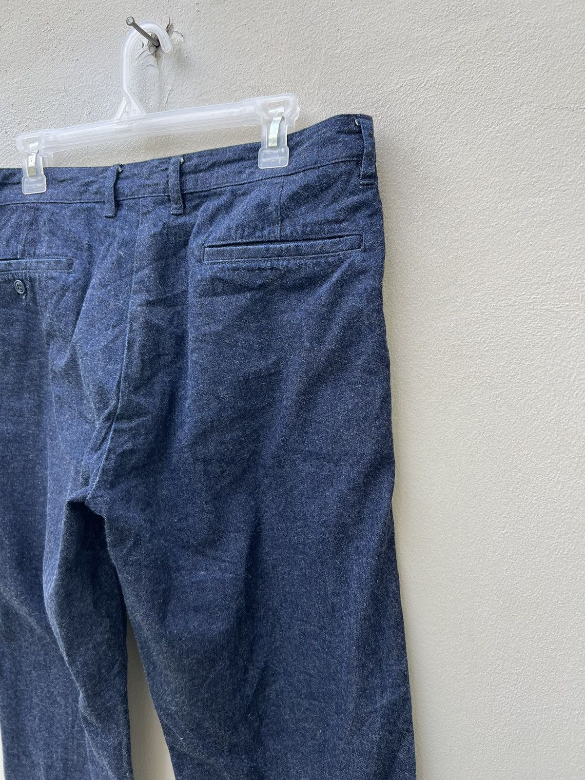 Vintage Ozaki Kinsei Japan Indigo Blue Denim Cropped Trouser Pant Size US 32 / EU 48 - 15 Thumbnail