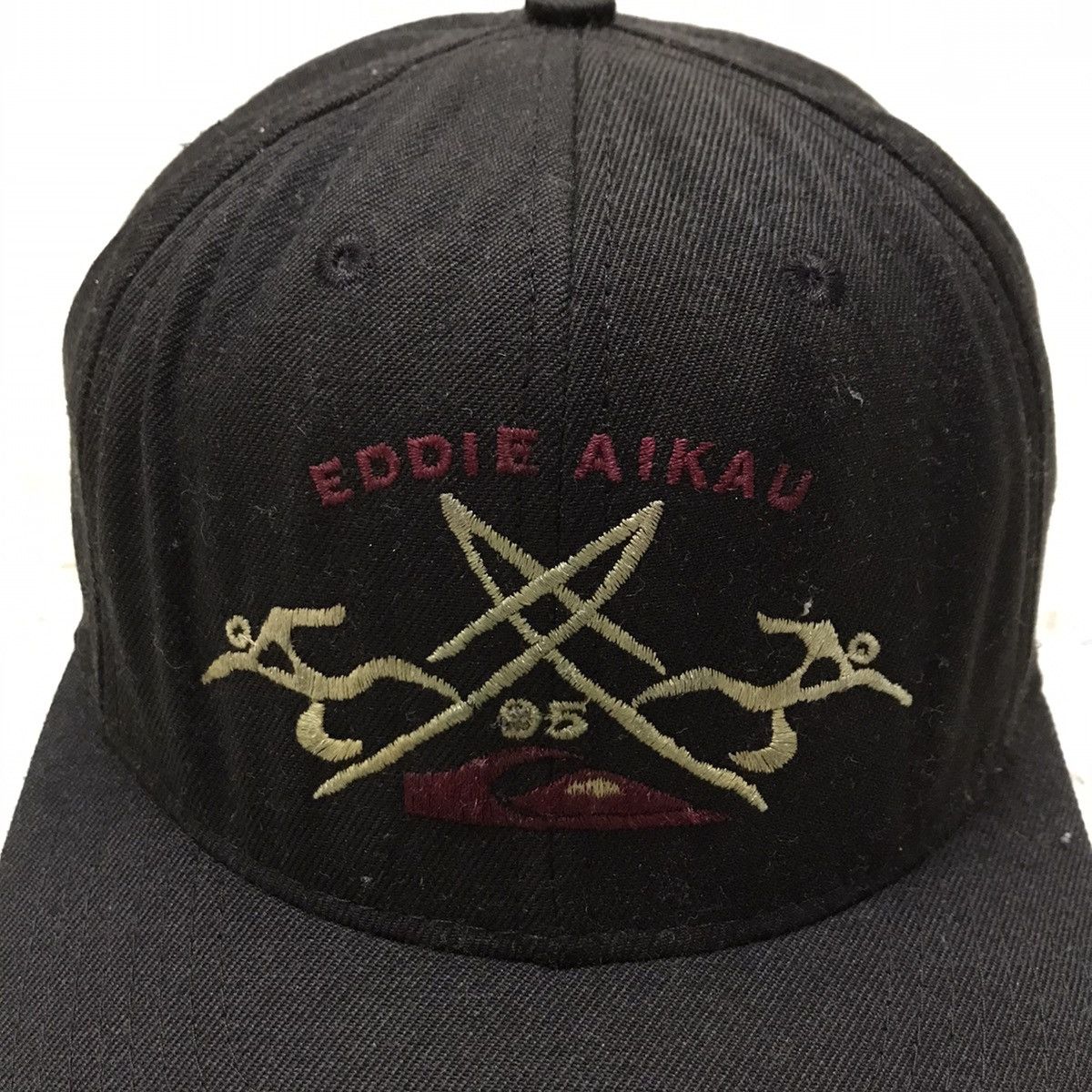 Quiksilver × Vintage VINTAGE 90s QUIKSILVER X EDDIE AIKAU SNAPBACK CAP Size ONE SIZE - 2 Thumbnail
