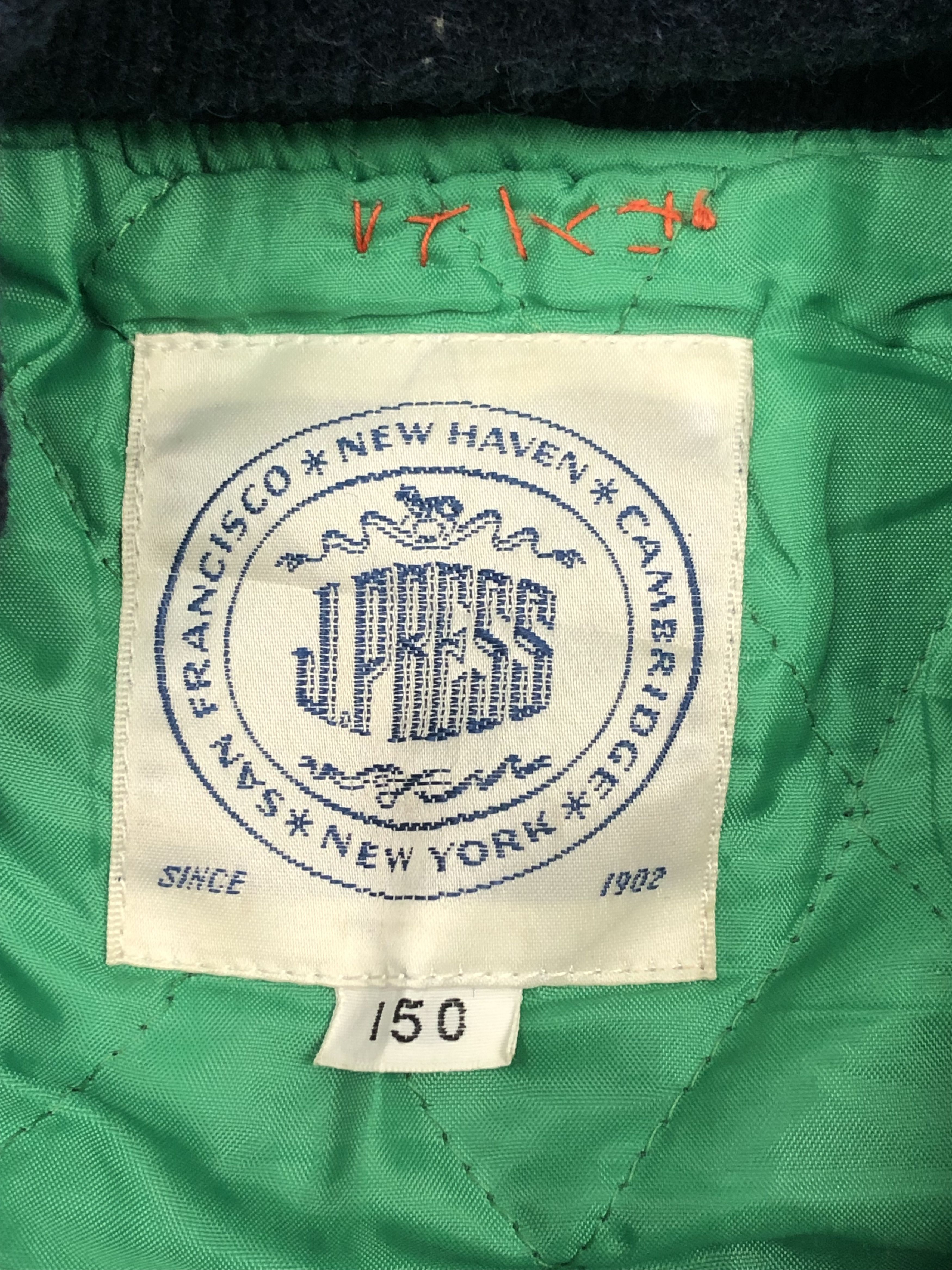 J. Press × Vintage Vintage 90s J Press Touch Down Football Varsity Jacket Size US M / EU 48-50 / 2 - 6 Thumbnail