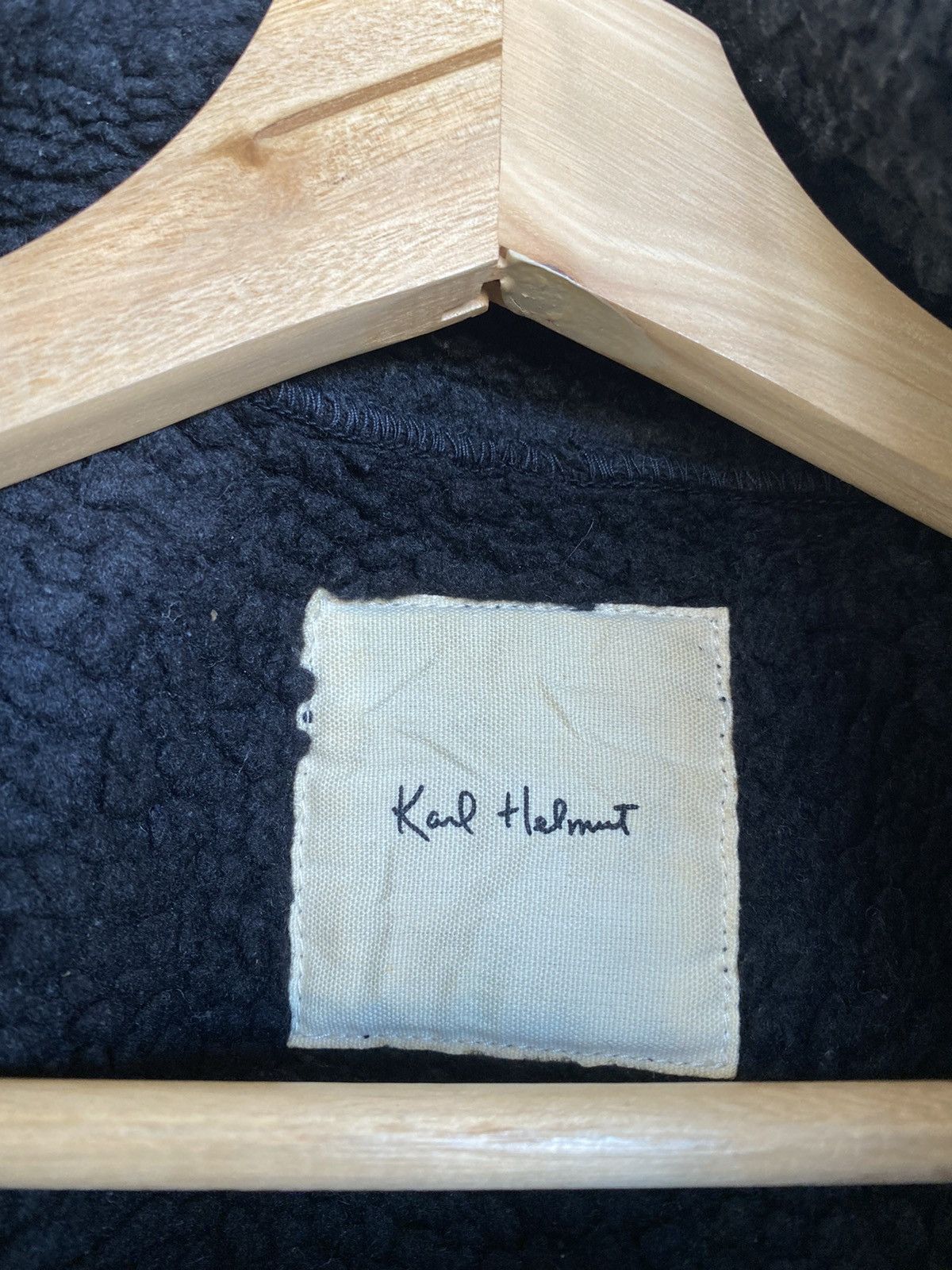 Karl Helmut Vintage Karl Helmut Sherpa Shearling Vest Jacket Size US L / EU 52-54 / 3 - 4 Thumbnail