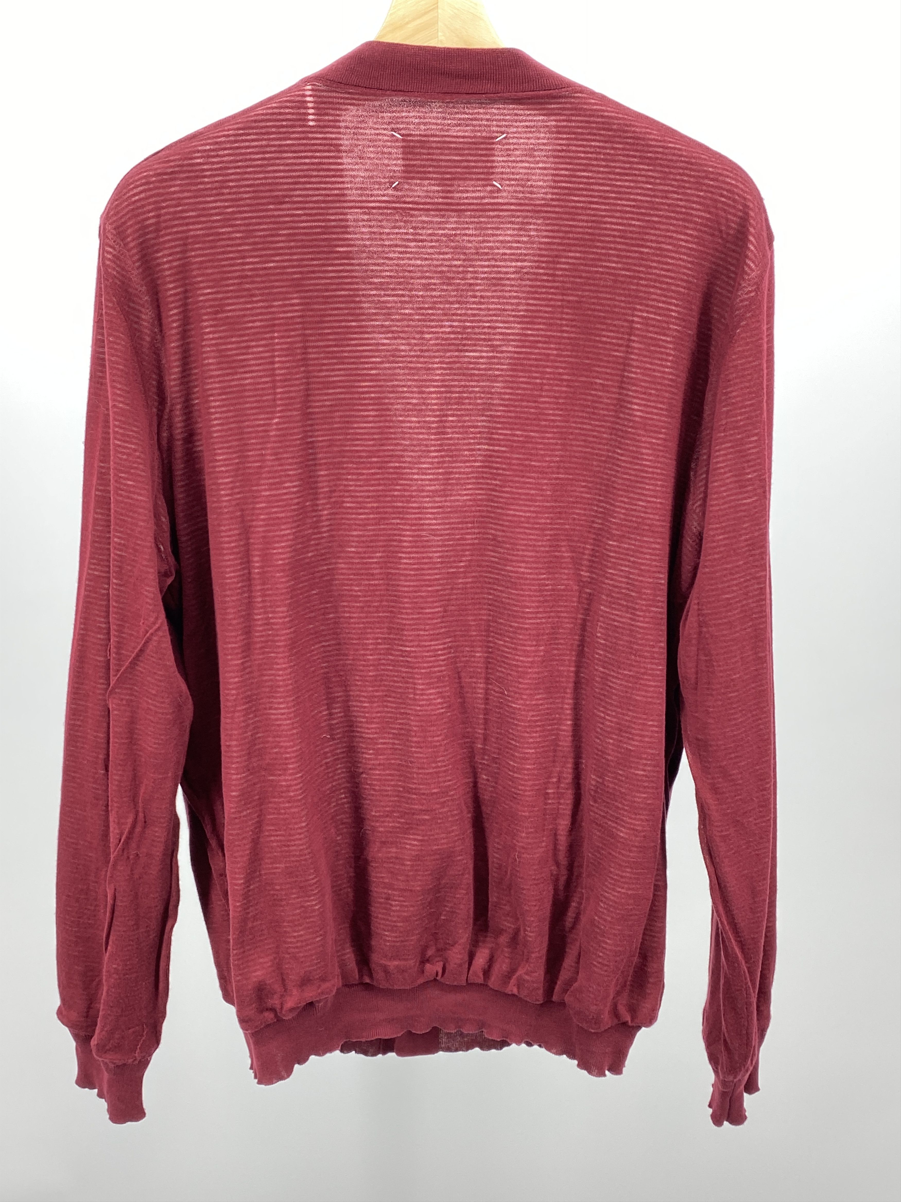 Maison Margiela Distressed Grunge Striped Cardigan Size US S / EU 44-46 / 1 - 6 Thumbnail