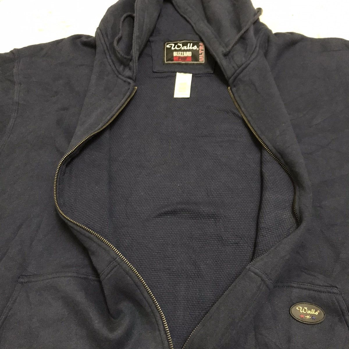 Walls Vintage 90s walls blizzard pruf plain hoodie Size US XXL / EU 58 / 5 - 9 Thumbnail