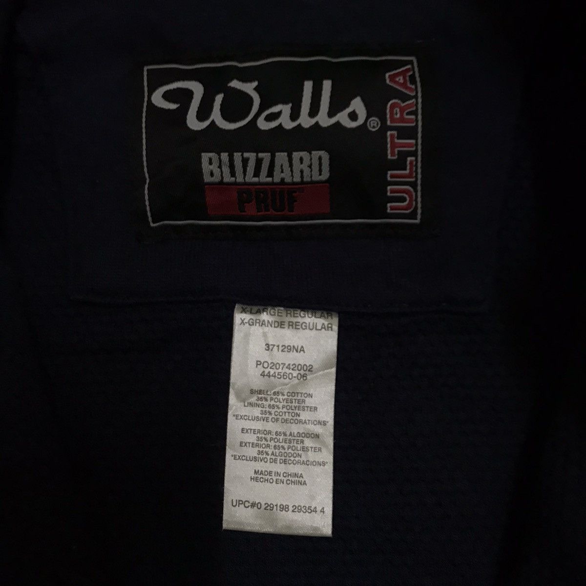 Walls Vintage 90s walls blizzard pruf plain hoodie Size US XXL / EU 58 / 5 - 8 Thumbnail