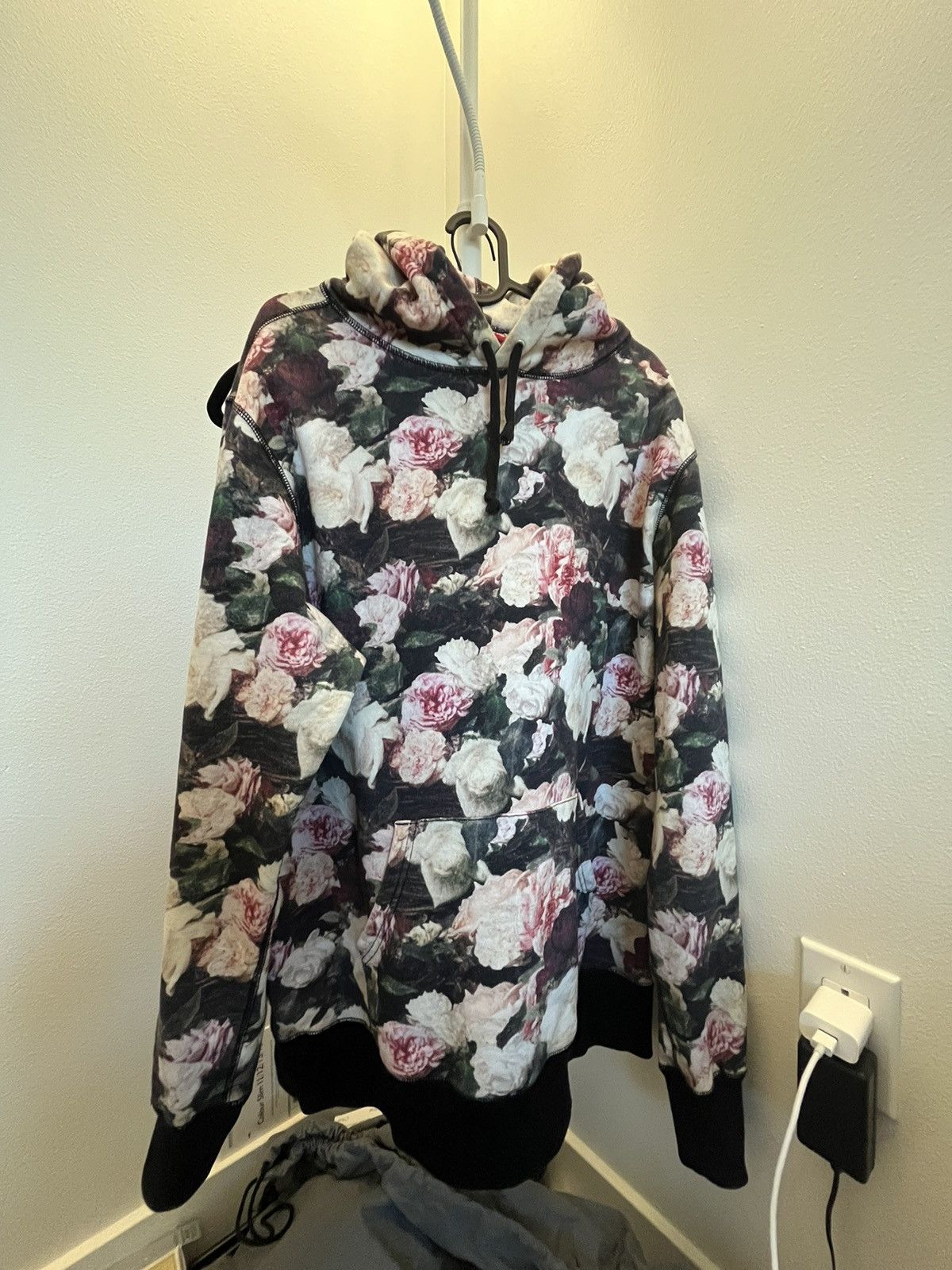 Supreme power outlet corruption lies hoodie