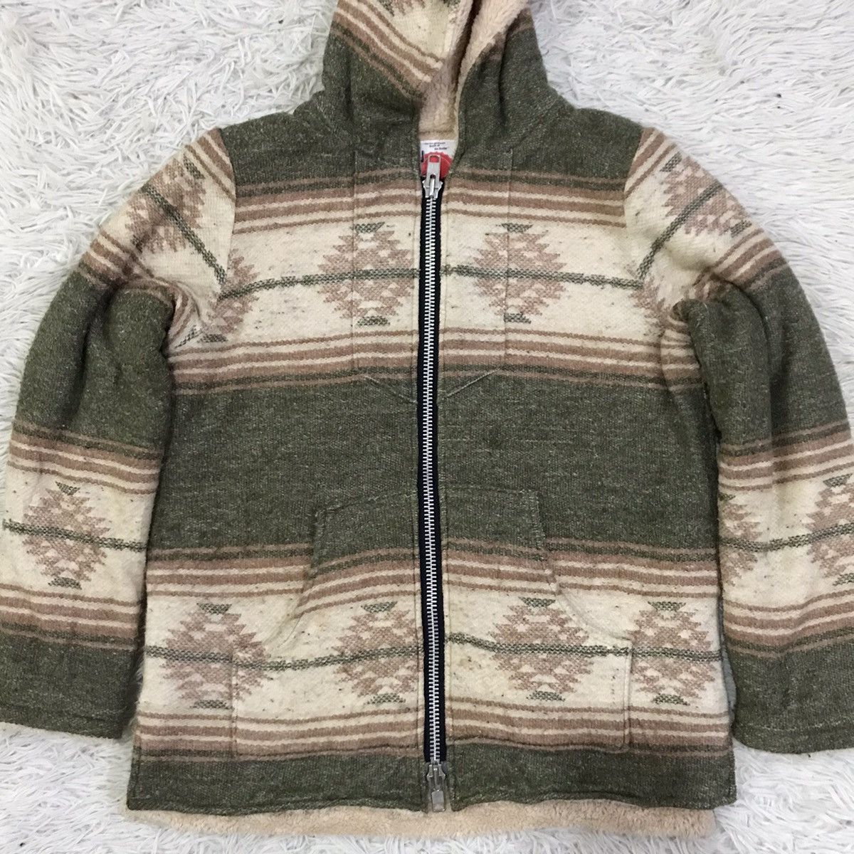 Japanese Brand Mucho Bueno Devotion Wear knit sweater fleece hoodie Size US S / EU 44-46 / 1 - 4 Thumbnail