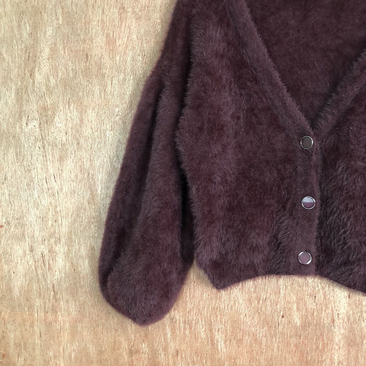 Hypebeast Mysty Woman Shag Shaggy Fur Mohair Cardigan #6651DL Size US M / EU 48-50 / 2 - 4 Thumbnail
