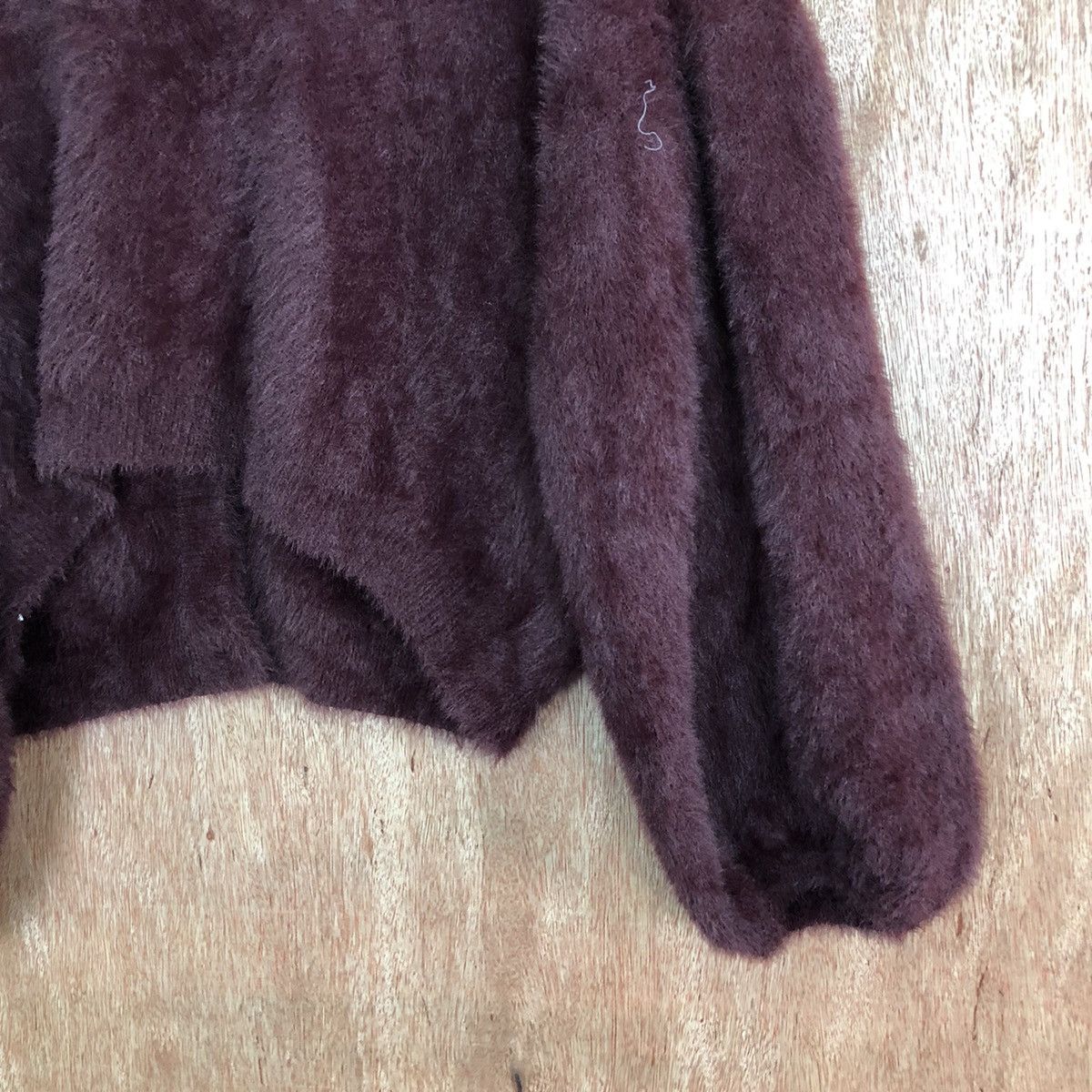 Hypebeast Mysty Woman Shag Shaggy Fur Mohair Cardigan #6651DL Size US M / EU 48-50 / 2 - 12 Thumbnail