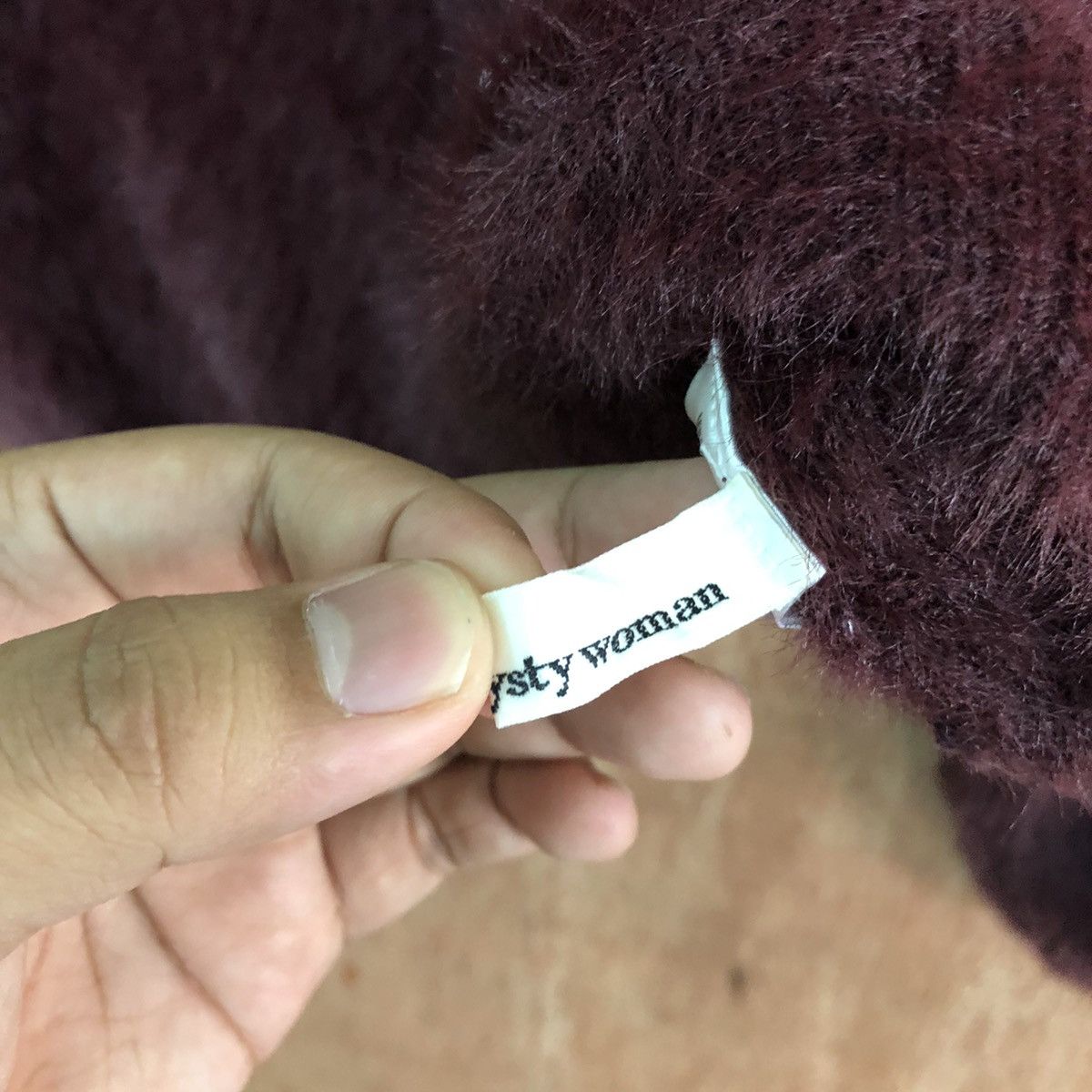 Hypebeast Mysty Woman Shag Shaggy Fur Mohair Cardigan #6651DL Size US M / EU 48-50 / 2 - 9 Thumbnail