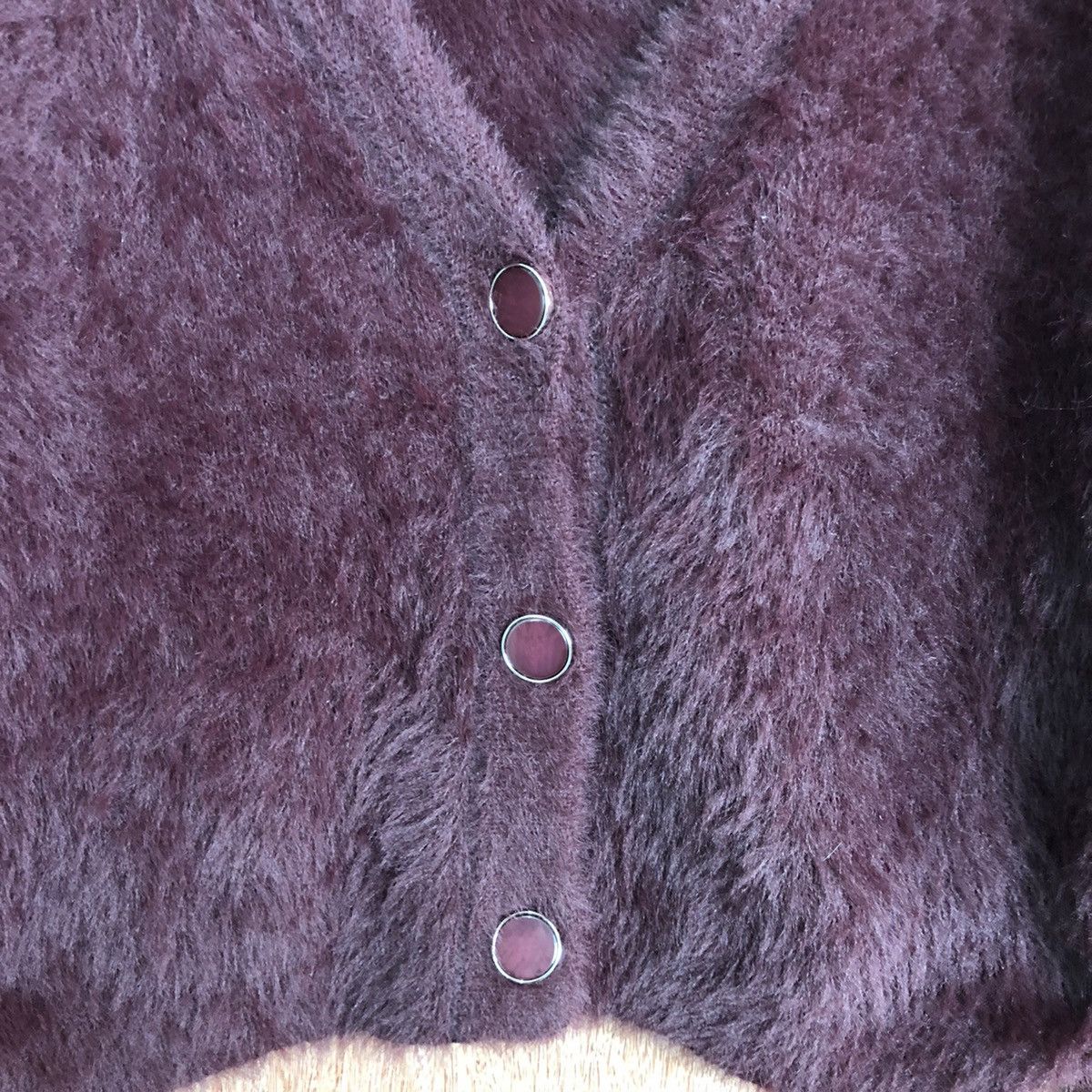 Hypebeast Mysty Woman Shag Shaggy Fur Mohair Cardigan #6651DL Size US M / EU 48-50 / 2 - 6 Thumbnail