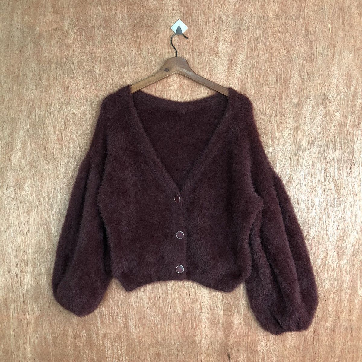 Hypebeast Mysty Woman Shag Shaggy Fur Mohair Cardigan #6651DL Size US M / EU 48-50 / 2 - 1 Thumbnail
