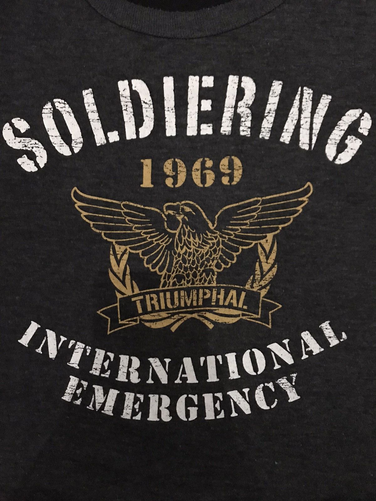 Japanese Brand × Vintage Soldiering international emergency sweatshirt Size US M / EU 48-50 / 2 - 3 Thumbnail