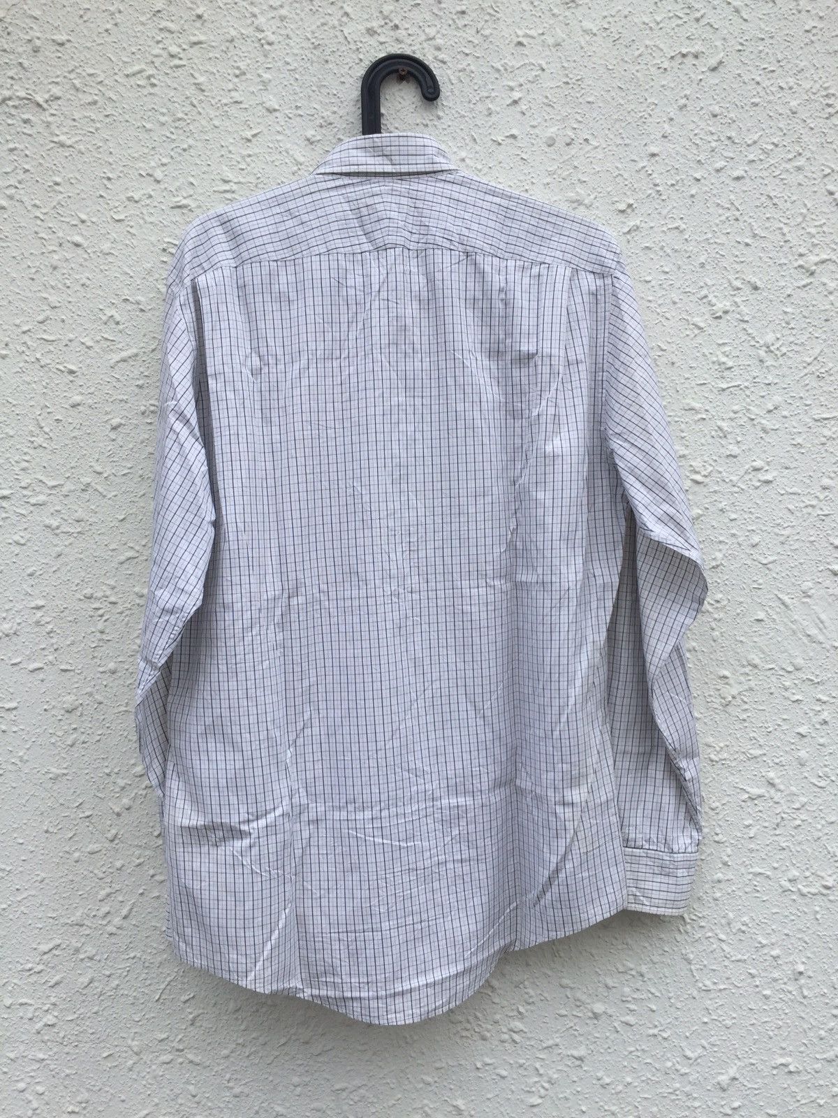 Hermes 1990s Hermes Checkered Long Sleeve Shirt Size US L / EU 52-54 / 3 - 8 Thumbnail