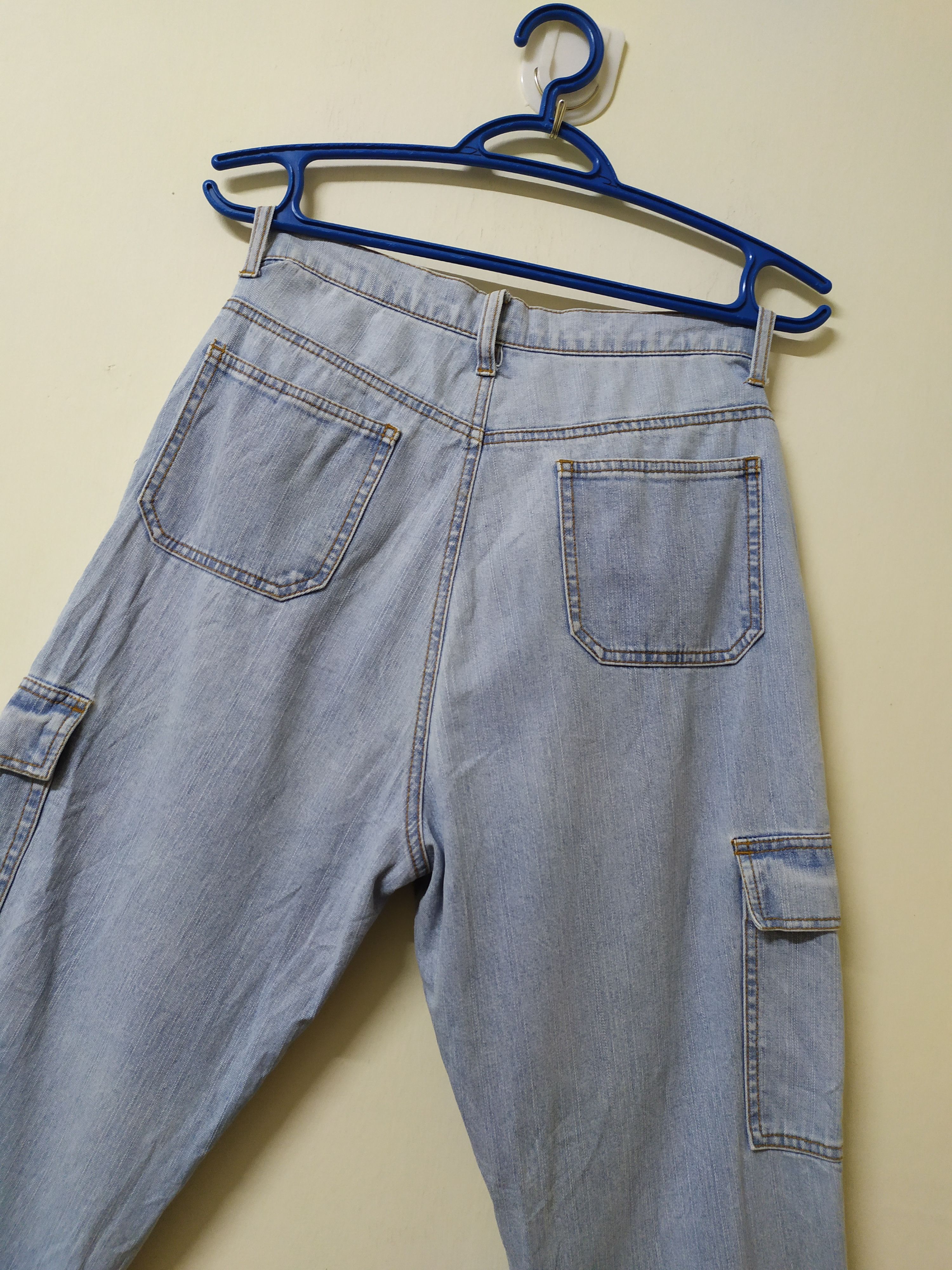 Japanese Brand × StraightFaded JAPANES BRAND FLARE CARGO PANTS Size US 29 - 8 Thumbnail