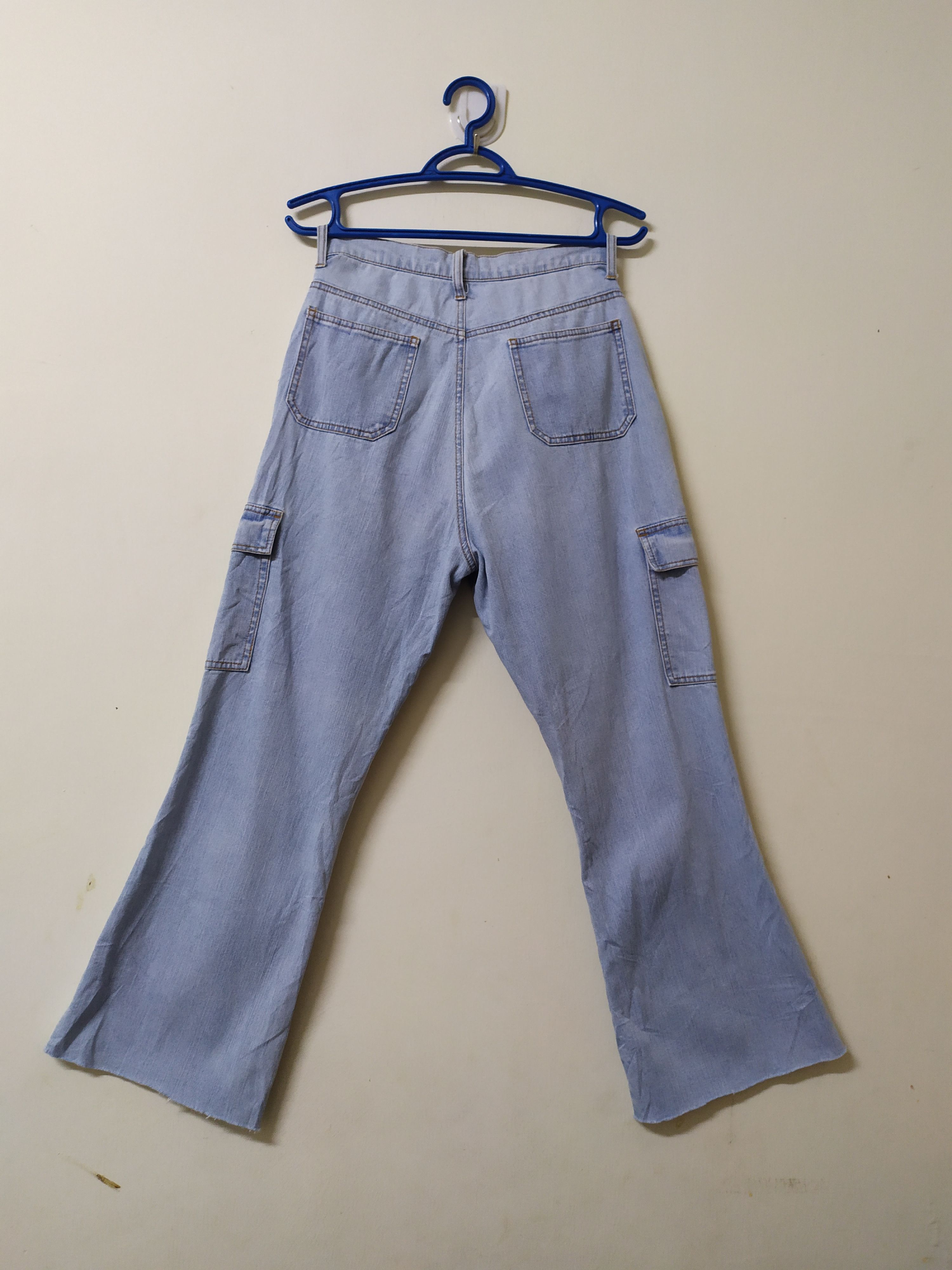 Japanese Brand × StraightFaded JAPANES BRAND FLARE CARGO PANTS Size US 29 - 7 Thumbnail