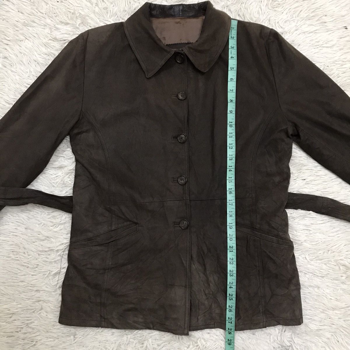 Genuine Leather × Vera Pelle Vera Pelle Leather jacket coat Size US M / EU 48-50 / 2 - 14 Thumbnail
