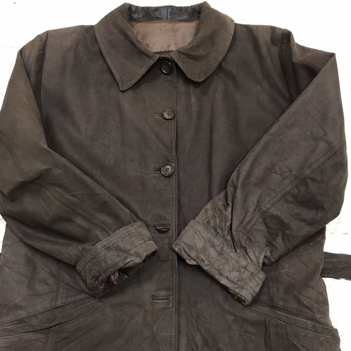 Genuine Leather × Vera Pelle Vera Pelle Leather jacket coat Size US M / EU 48-50 / 2 - 7 Thumbnail