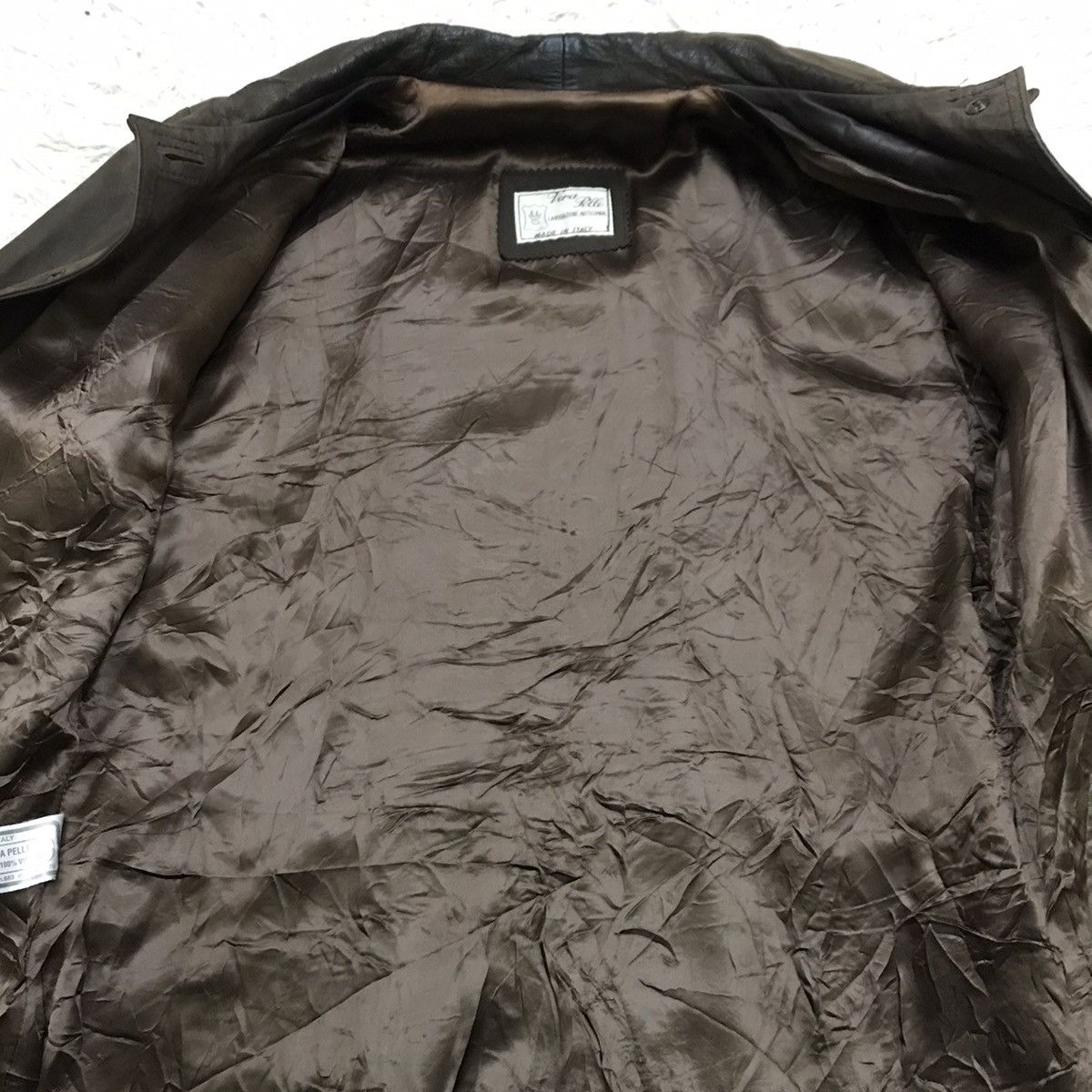 Genuine Leather × Vera Pelle Vera Pelle Leather jacket coat Size US M / EU 48-50 / 2 - 8 Thumbnail