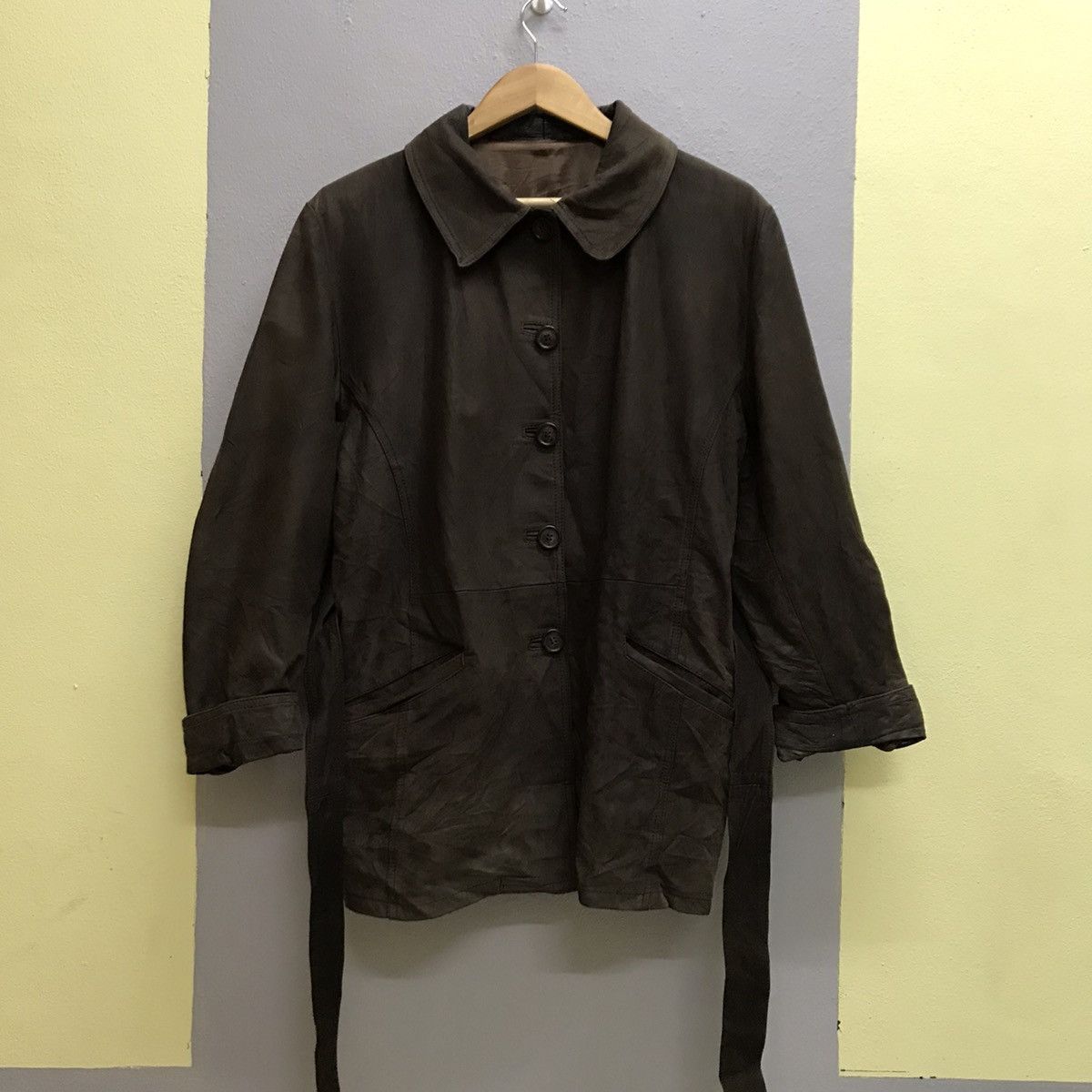 Genuine Leather × Vera Pelle Vera Pelle Leather jacket coat Size US M / EU 48-50 / 2 - 3 Thumbnail