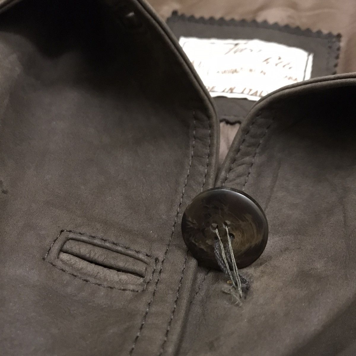 Genuine Leather × Vera Pelle Vera Pelle Leather jacket coat Size US M / EU 48-50 / 2 - 12 Thumbnail