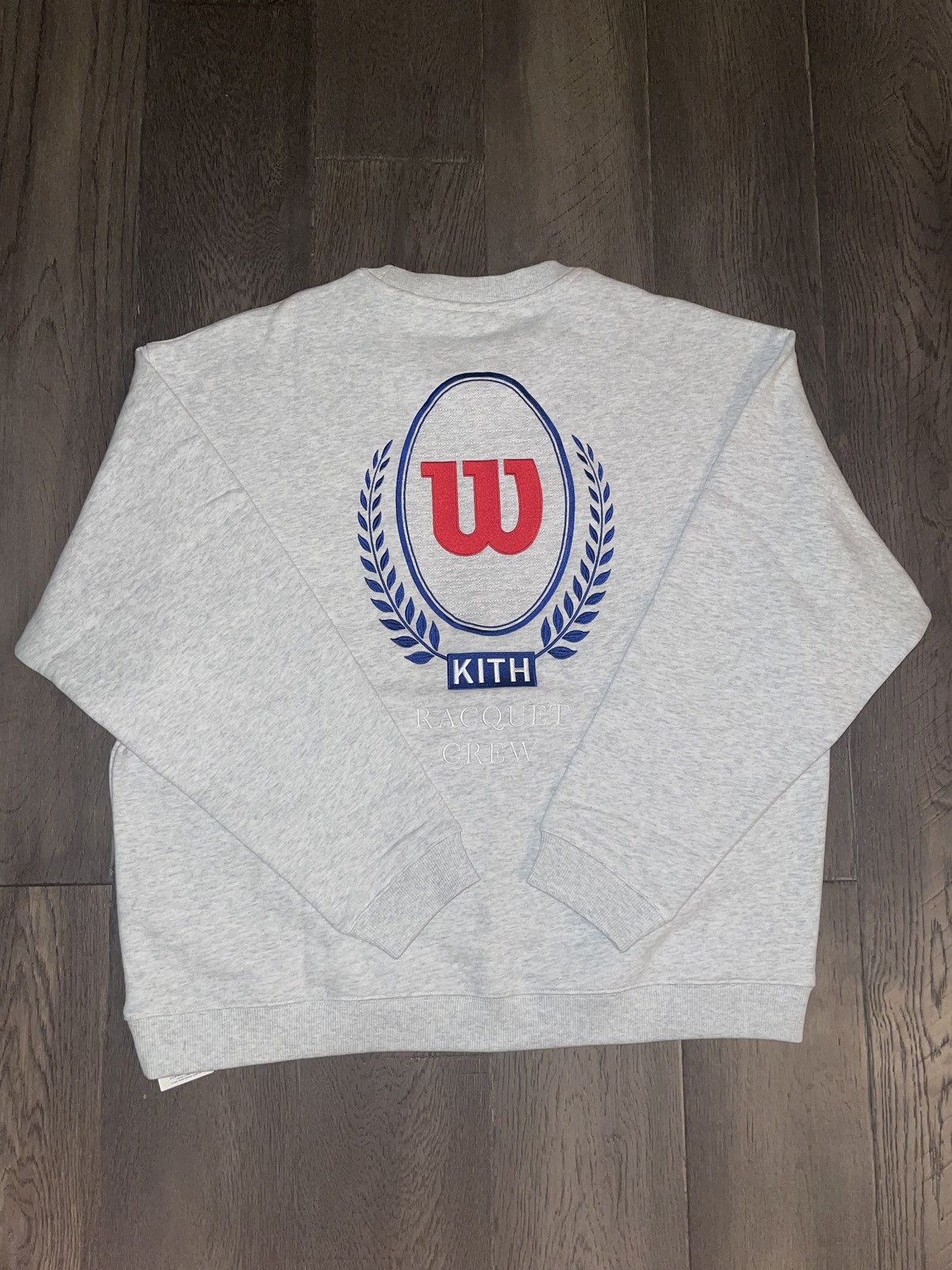 ☆ KITH x WILSON court crewneck コラボスウェット☆ Buy Kith For Wilson Court Crewneck 'Clay Court' - KHM031202