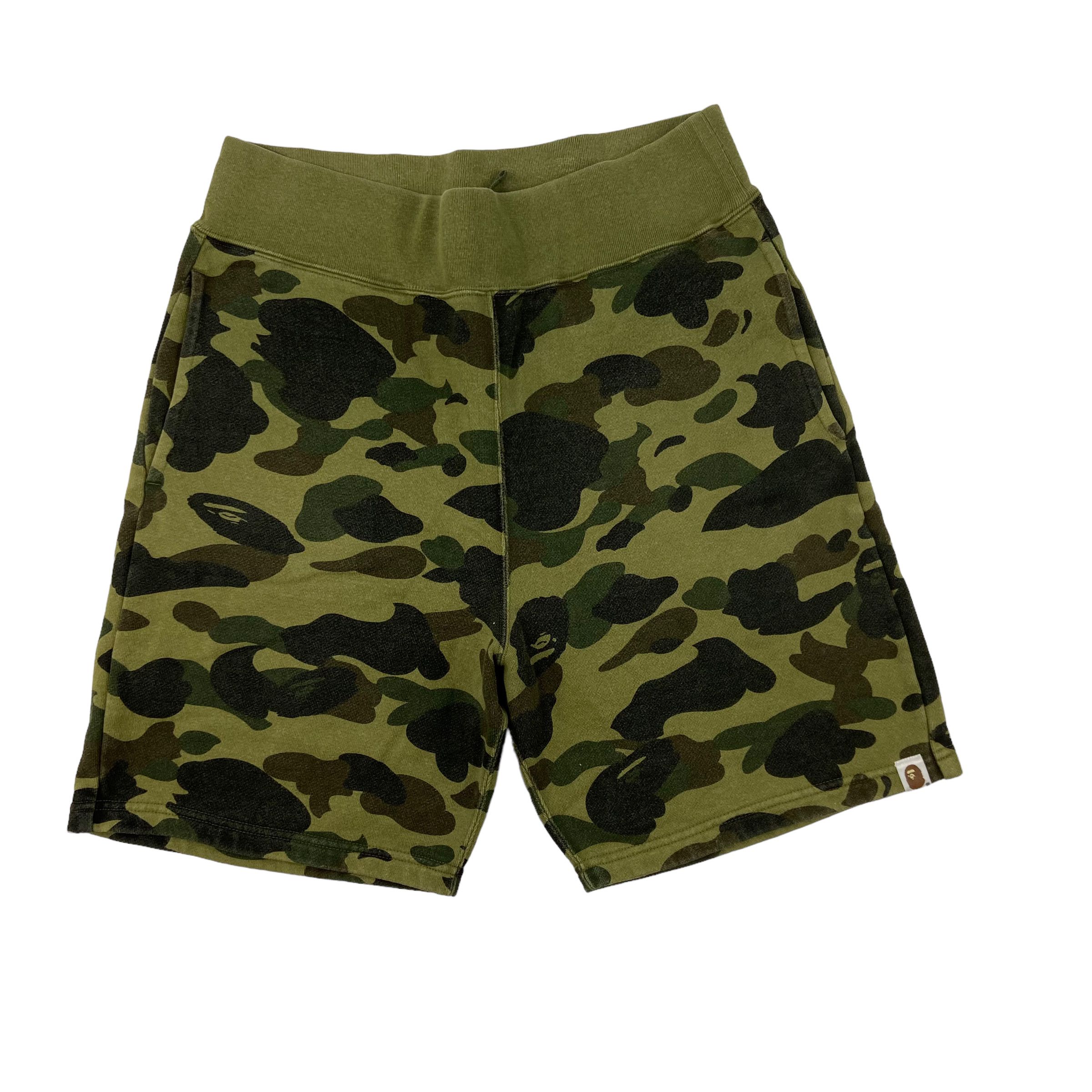 image of Bape 1St Camo Sweatshorts, Men's (Size 30)